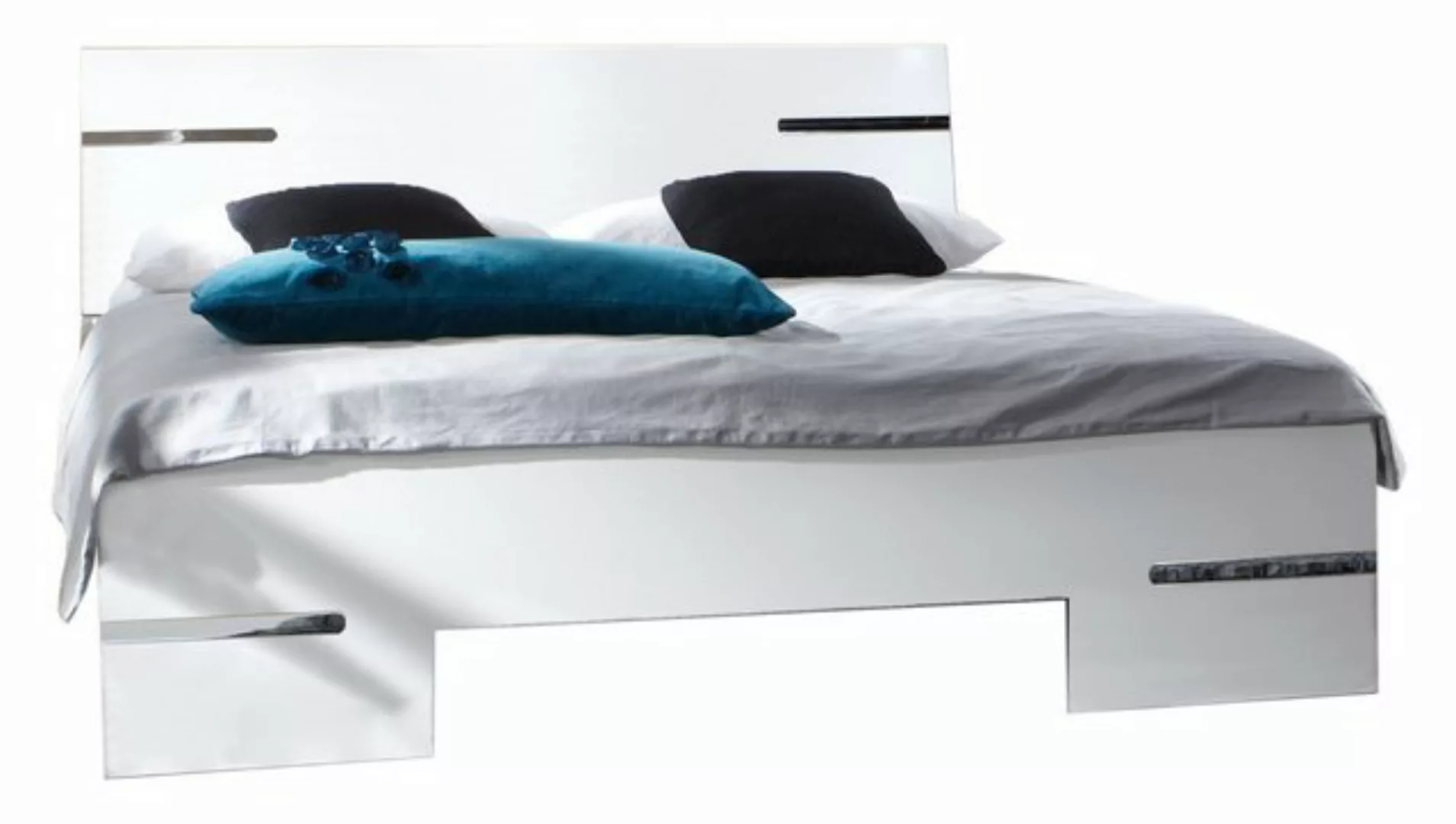 Wimex Futonbett Anna, Bett Made in Germany, mit chromfarbenen Details im Ko günstig online kaufen