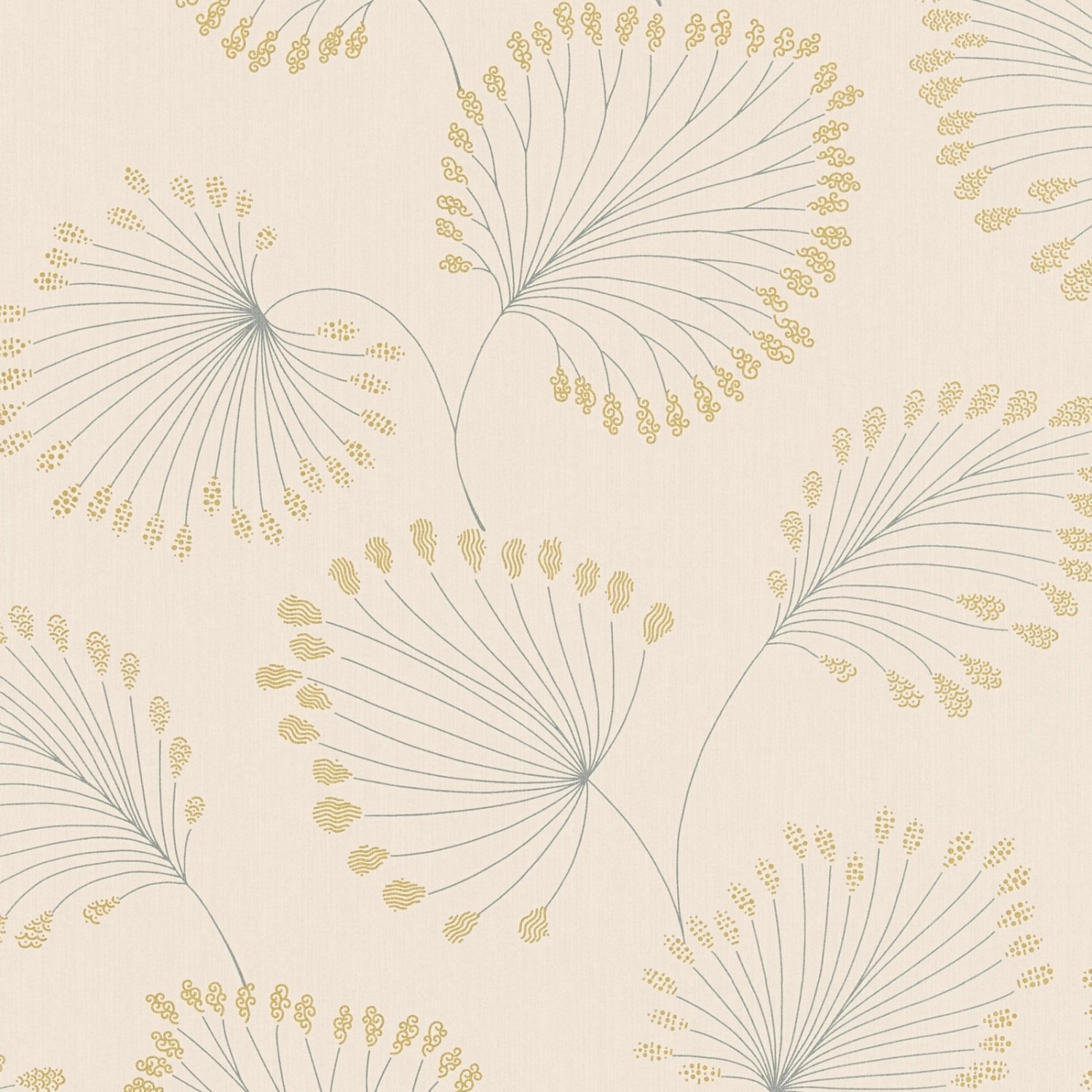 Bricoflor Florale Tapete mit Blättern 20er Jahre Tapete mit Floralem Muster günstig online kaufen