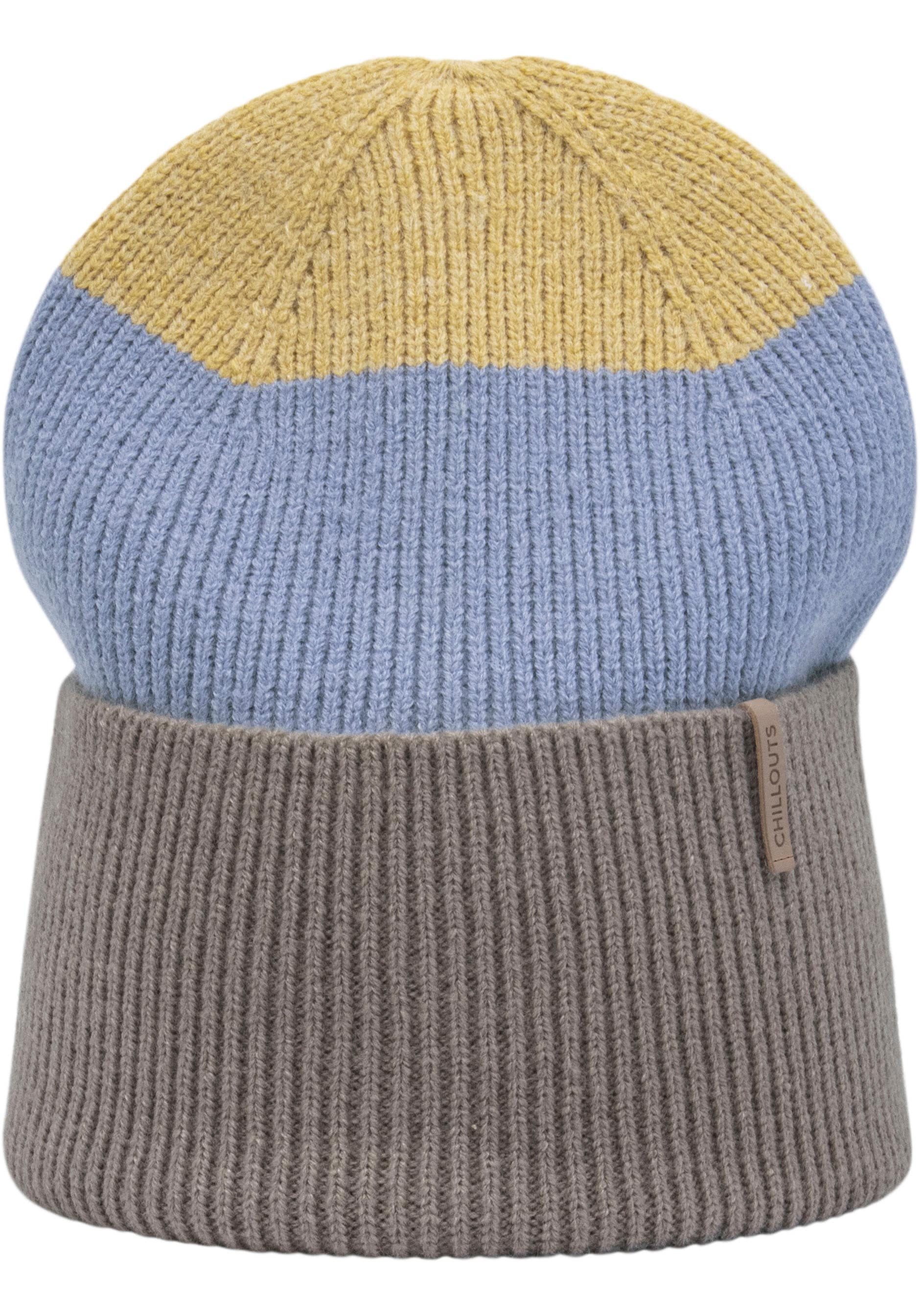 chillouts Strickmütze "Tamy Hat", Rippenstrick, Blockstreifen günstig online kaufen
