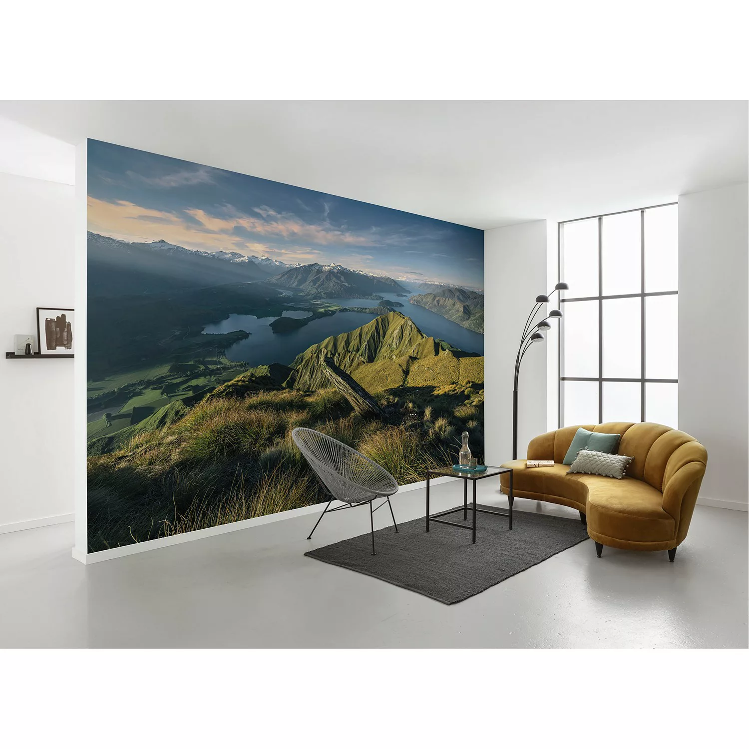 KOMAR Vlies Fototapete - Green Ridges  - Größe 450 x 280 cm mehrfarbig günstig online kaufen