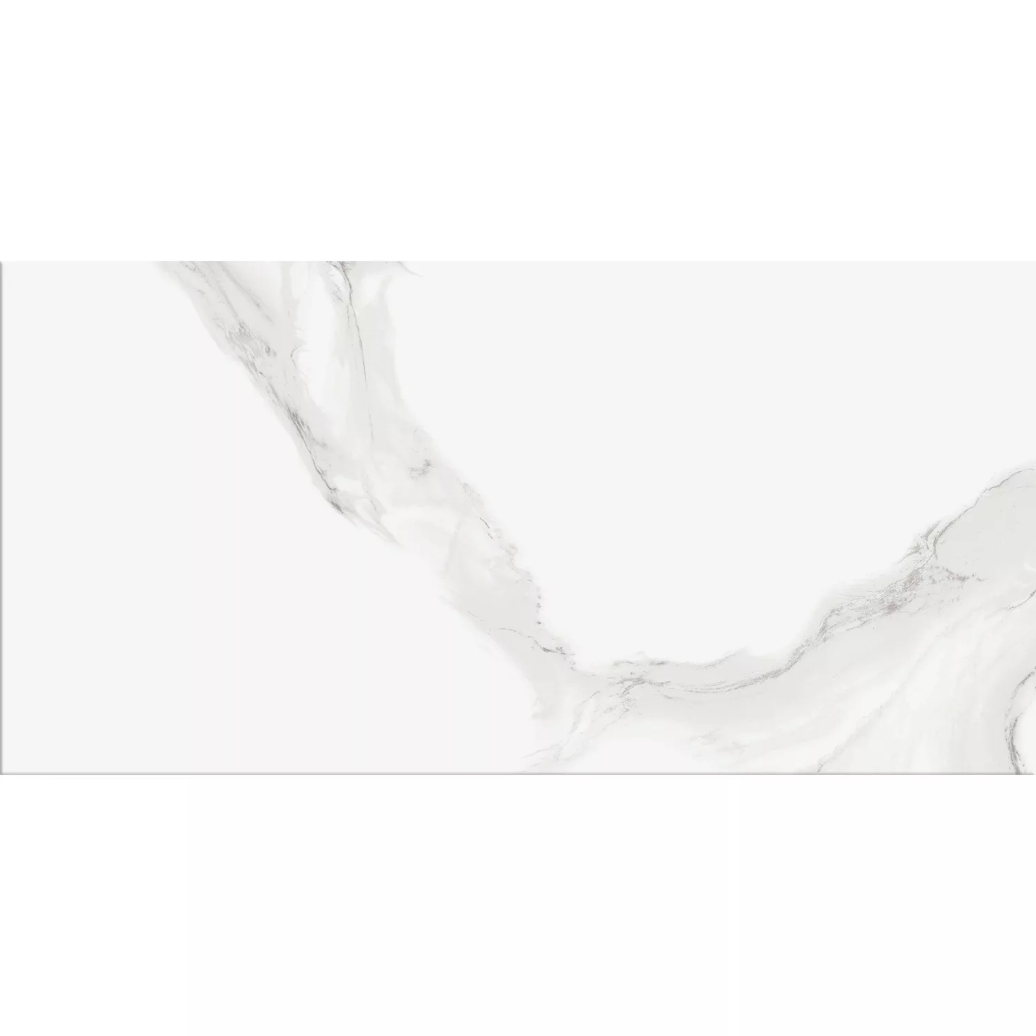 Wandfliese Calacatta Grey Glasiert Glänzend 30 cm x 60 cm x 0,9 cm günstig online kaufen