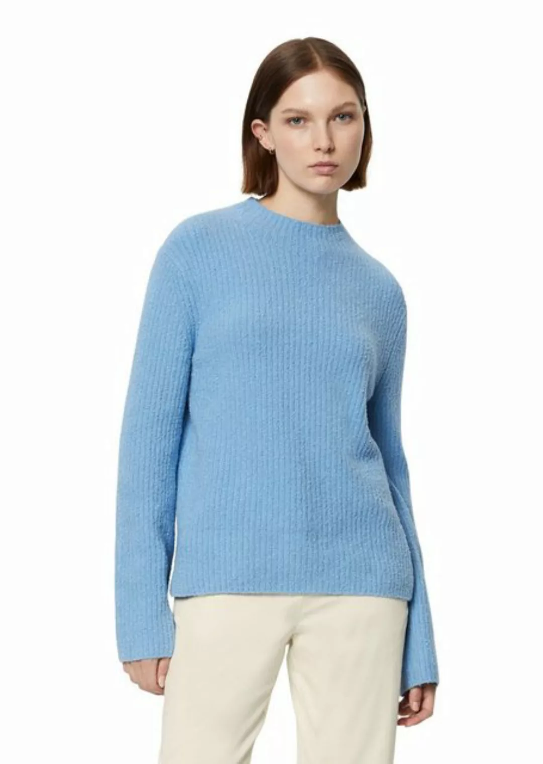 Marc O'Polo Rundhalspullover Pullover, longsleeve, small stand u günstig online kaufen