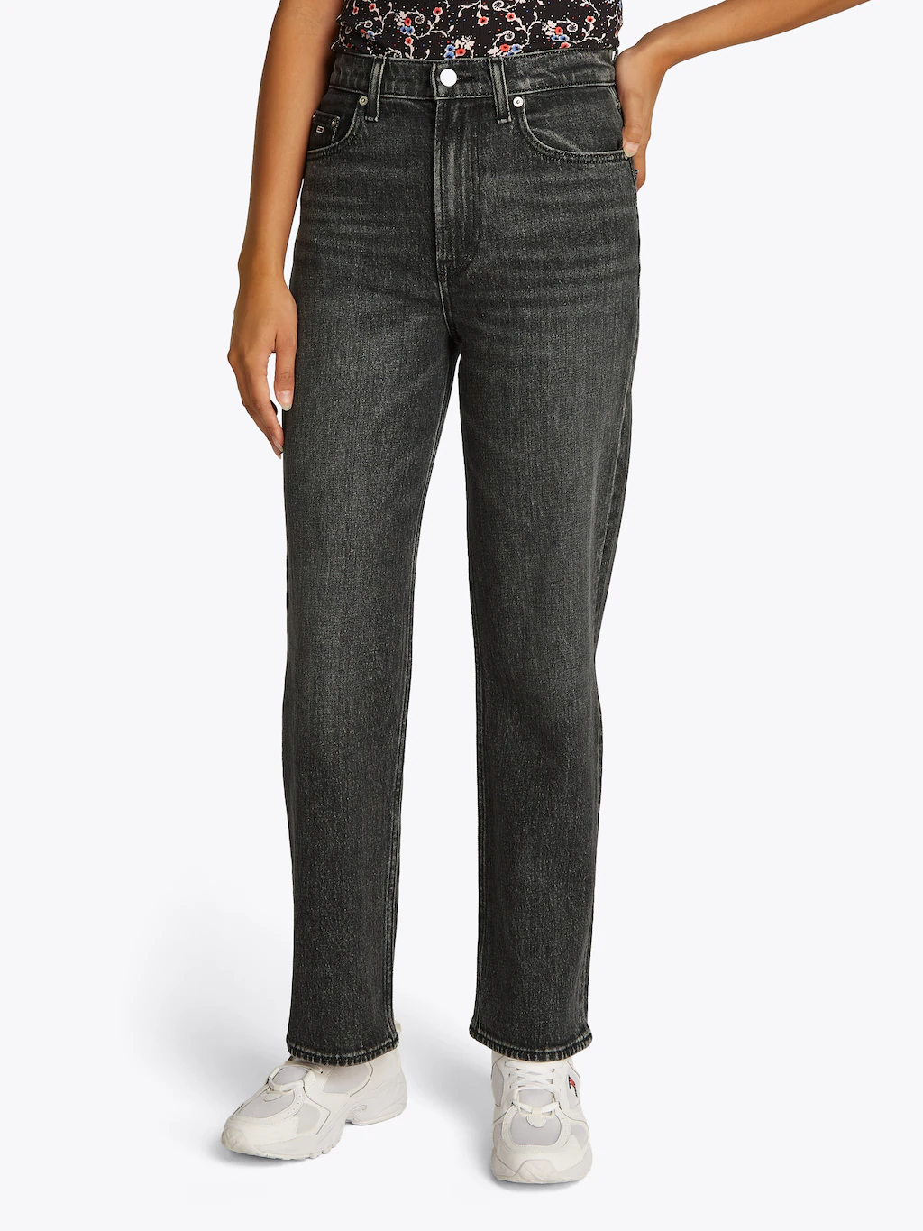 Tommy Jeans Straight-Jeans "LAYLA HR SLIM STR", in Knöchellänge günstig online kaufen