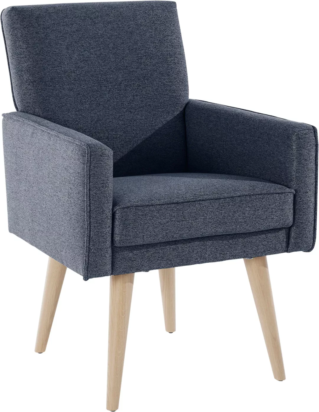 exxpo - sofa fashion Sessel "Lungo, Loungesessel mit moderner Kedernaht, be günstig online kaufen