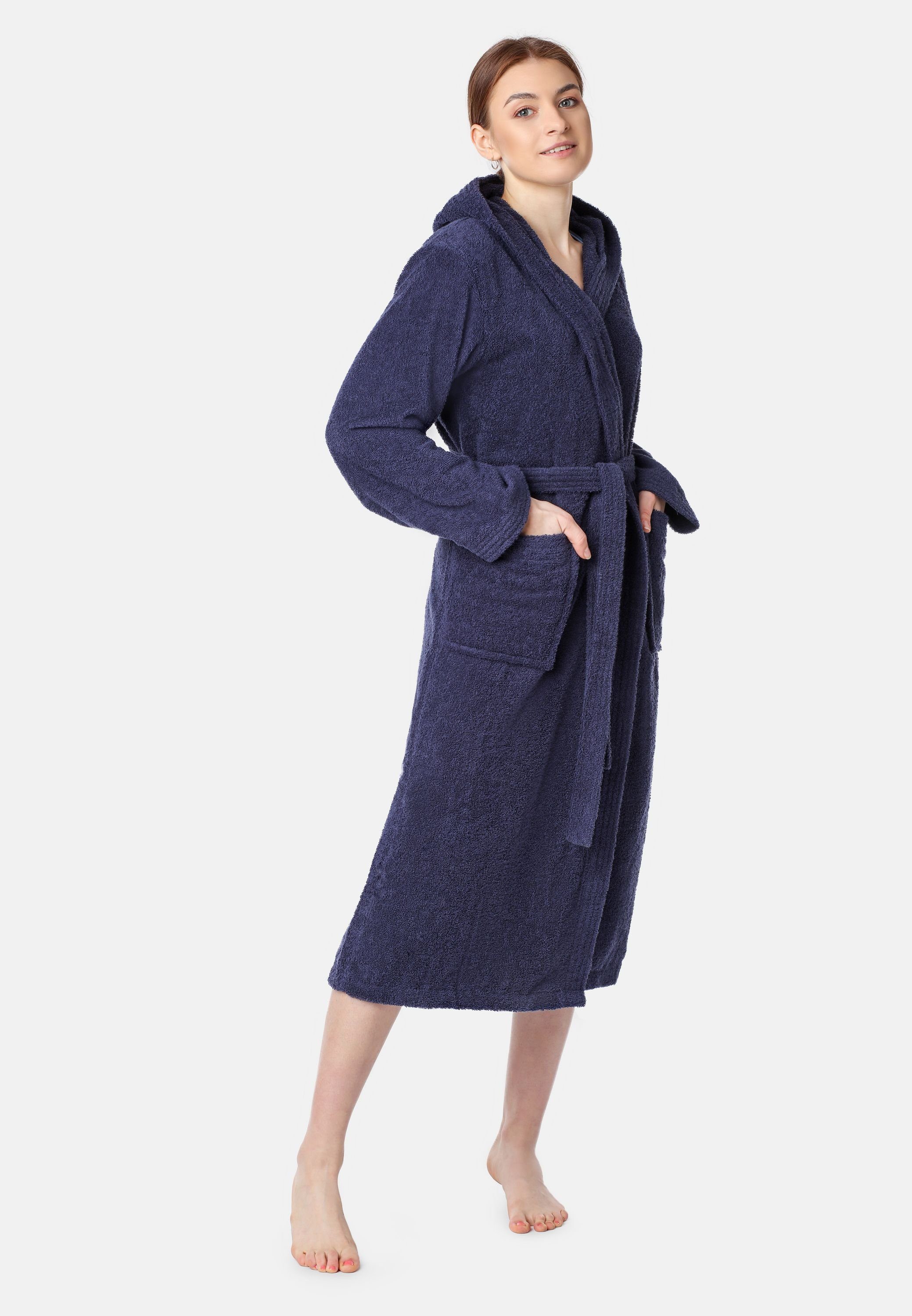 Ladeheid Bademantel Damen Frottee Bademantel aus günstig online kaufen