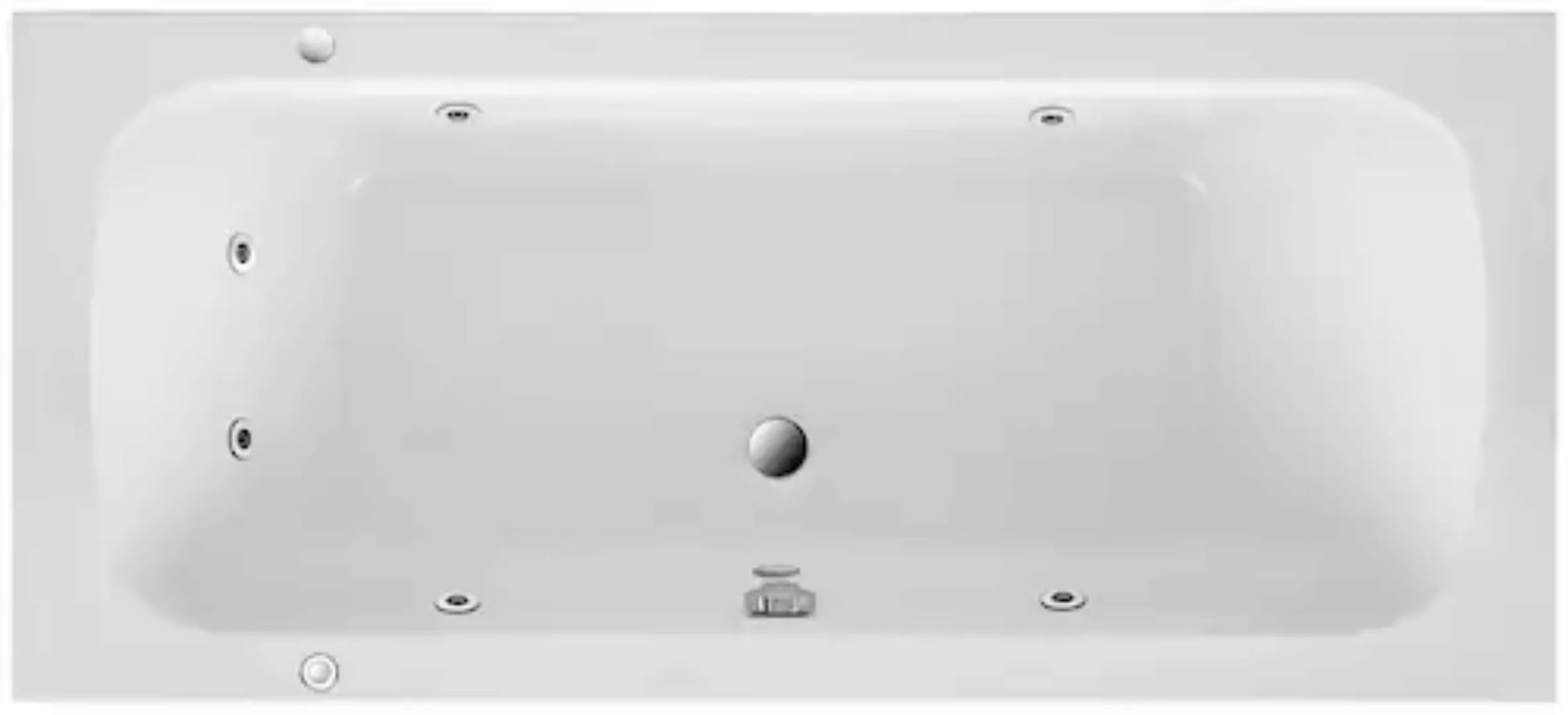 OTTOFOND Whirlpool-Badewanne »Malta 170«, (Komplett-Set), Typ 1, 170x75 cm günstig online kaufen