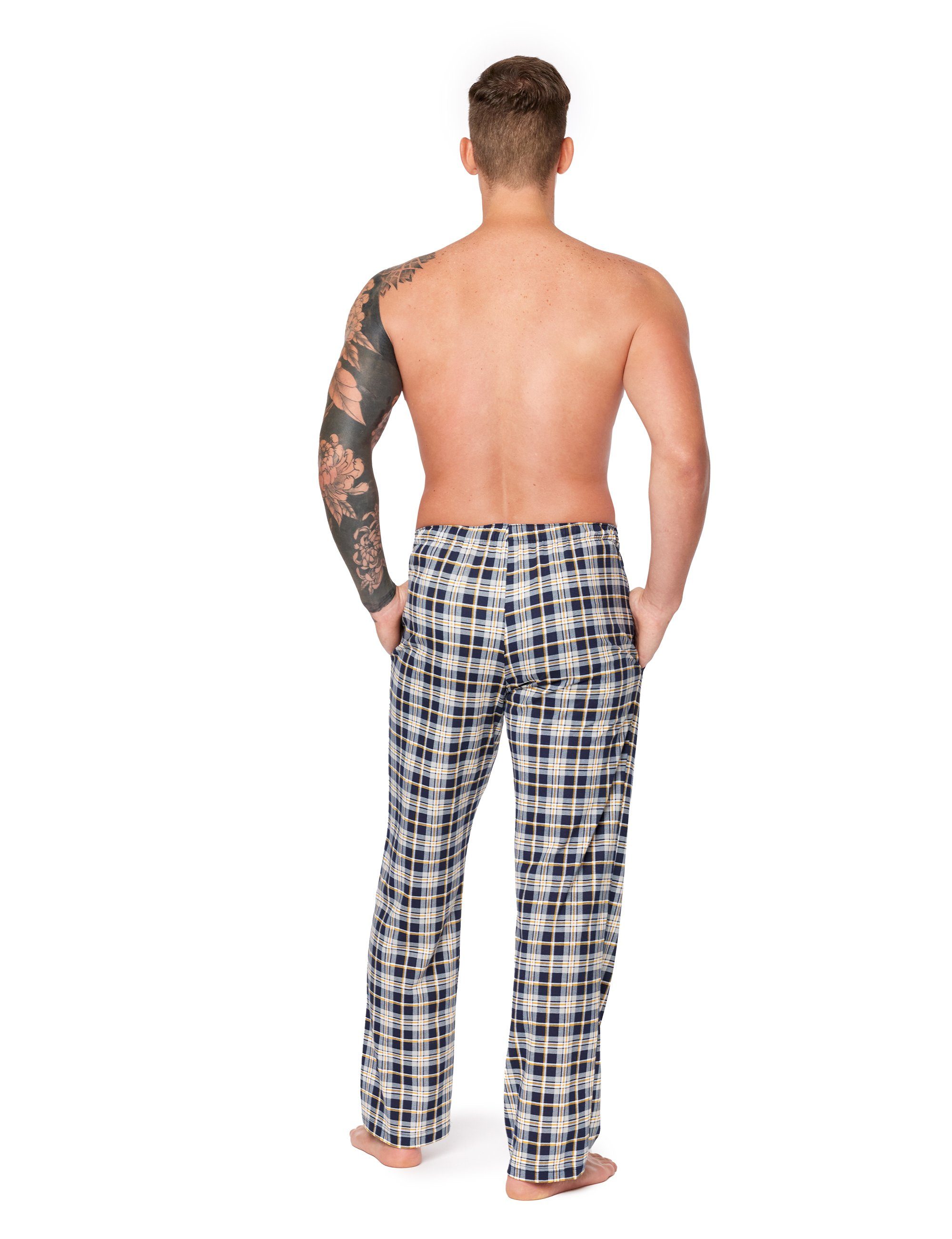 Ladeheid Pyjamashorts Herren Schlafanzugshose aus Baumwolle günstig online kaufen
