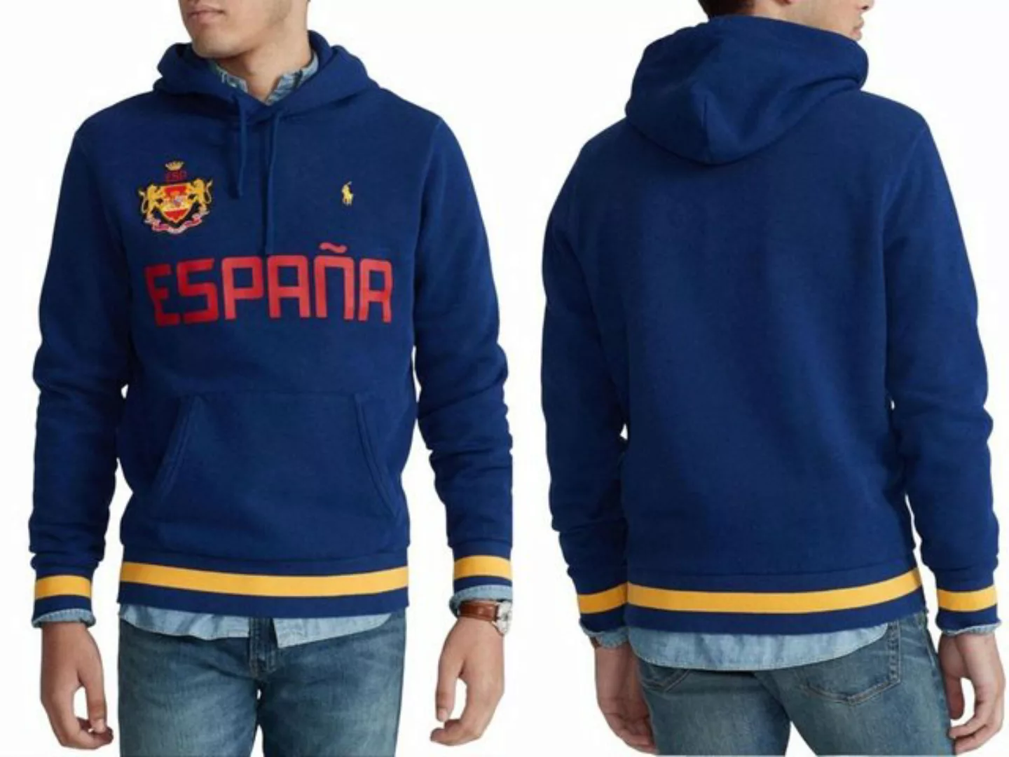 Ralph Lauren Sweatshirt POLO RALPH LAUREN FOOTBALL WORLD CUP SPAIN HOODIE S günstig online kaufen