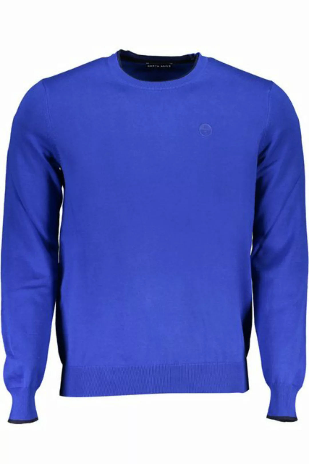 North Sails Strickpullover Herren Pullover Blau: Langarm, Bio-Baumwolle, Ko günstig online kaufen