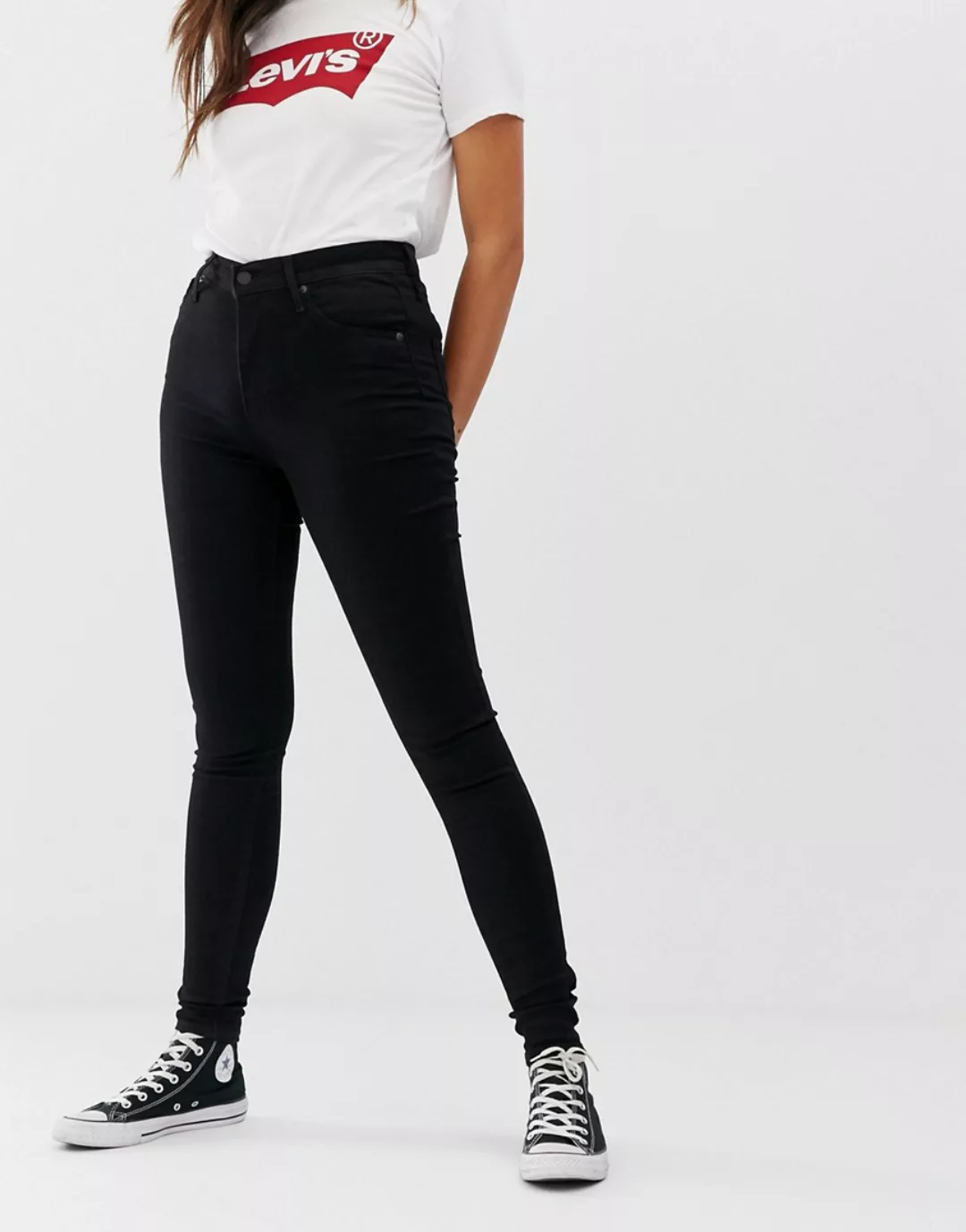 Levi´s ® Mile High Super Skinny Jeans 32 Black Galaxy günstig online kaufen