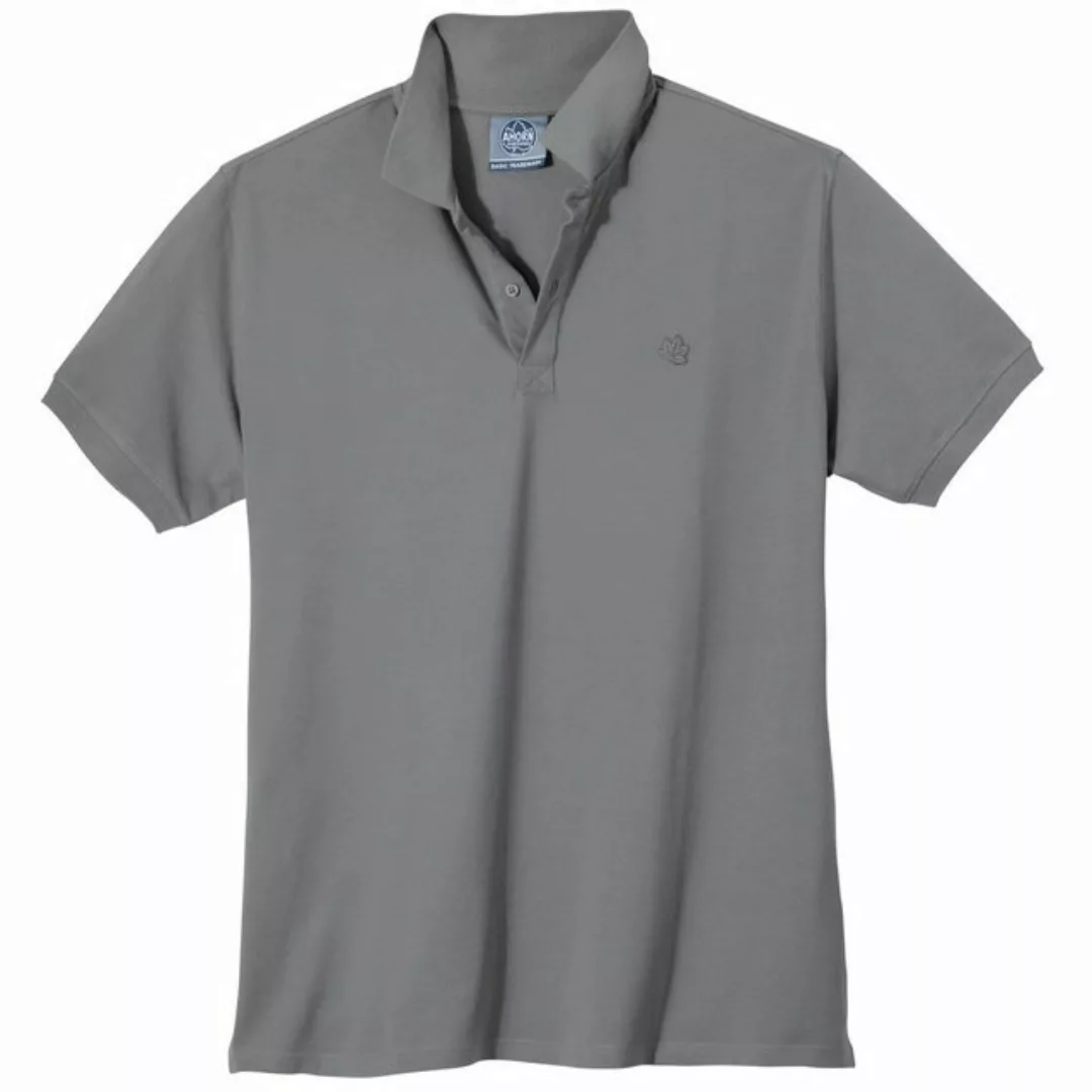 AHORN SPORTSWEAR Poloshirt Ahorn Sportswear Basic Poloshirt stahlgrau XXL günstig online kaufen