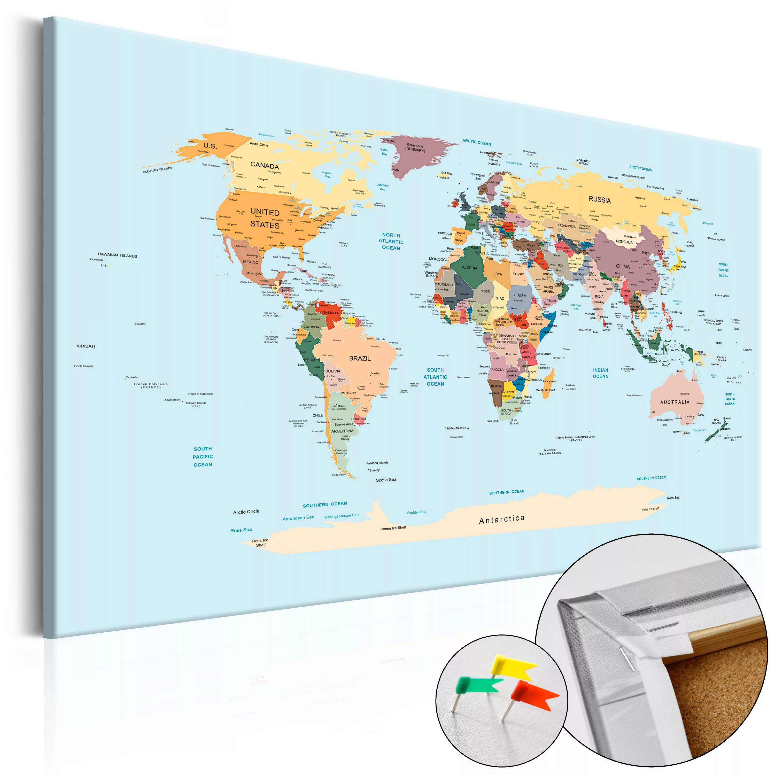 Korkbild - Travel With Me [cork Map] günstig online kaufen