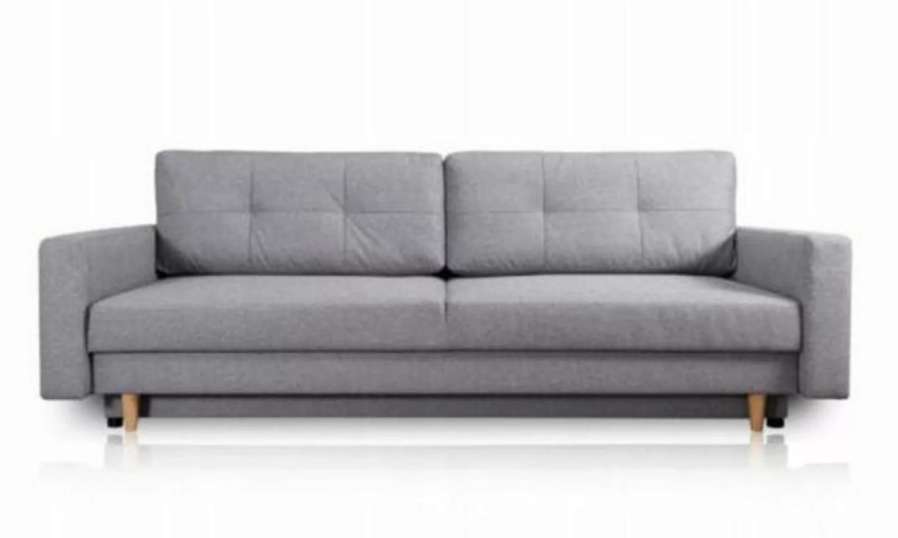 JVmoebel Sofa, Grau Sofa 3 Sitzer Stil Luxus Wohnzimmer Modern Design günstig online kaufen
