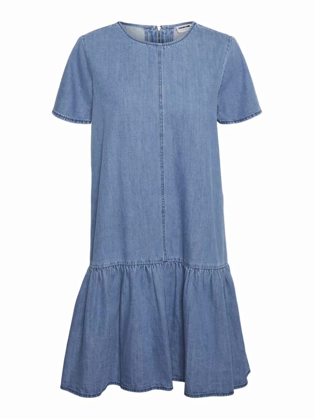 NOISY MAY Kurzärmelig Kurzkleid Damen Blau günstig online kaufen