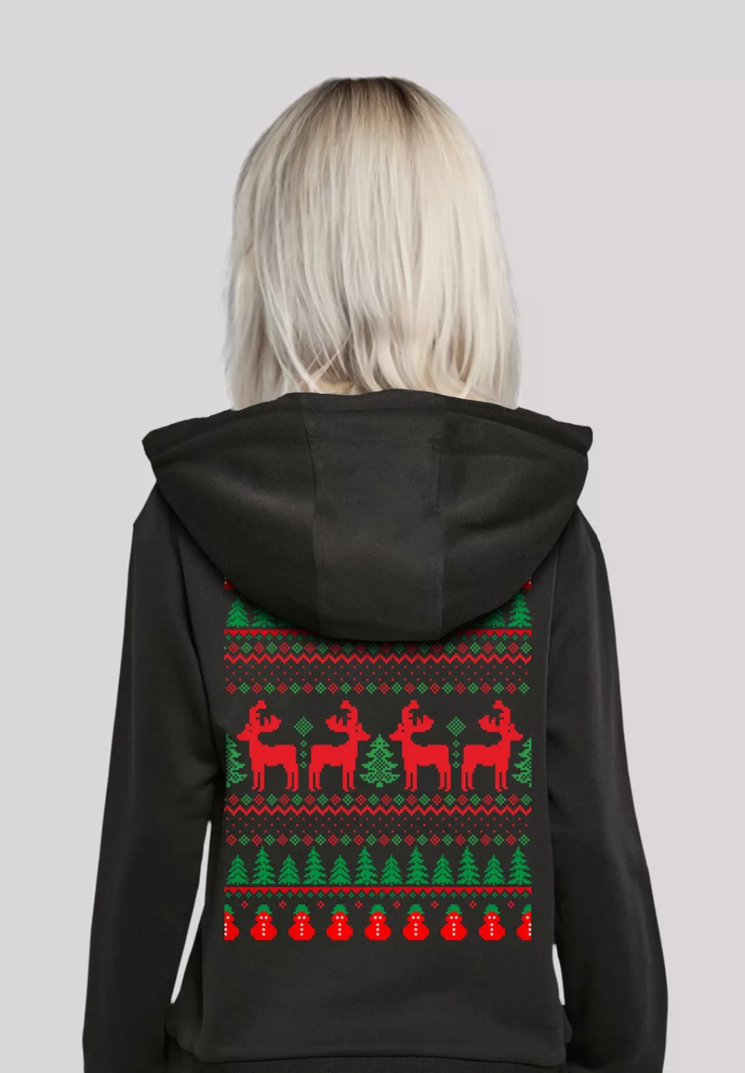 F4NT4STIC Kapuzenpullover "Christmas Weihnachten Reindeers", Premium Qualit günstig online kaufen