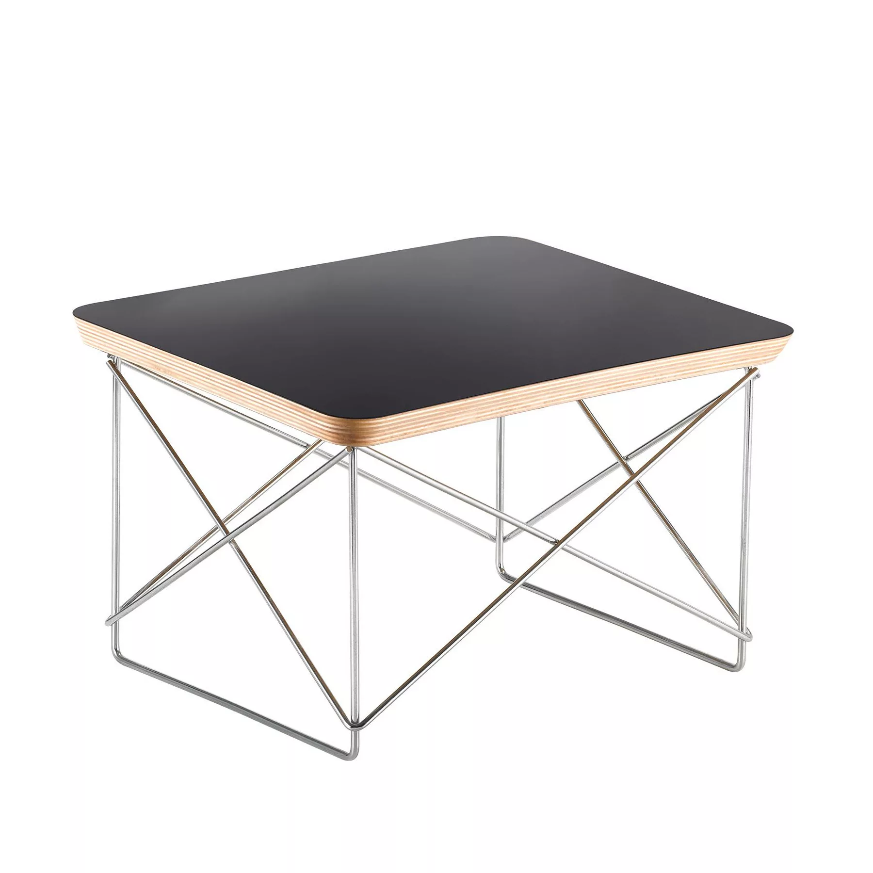 Vitra - Occasional Table LTR Beistelltisch - schwarz/Eichenk./BxHxT 39,2x25 günstig online kaufen