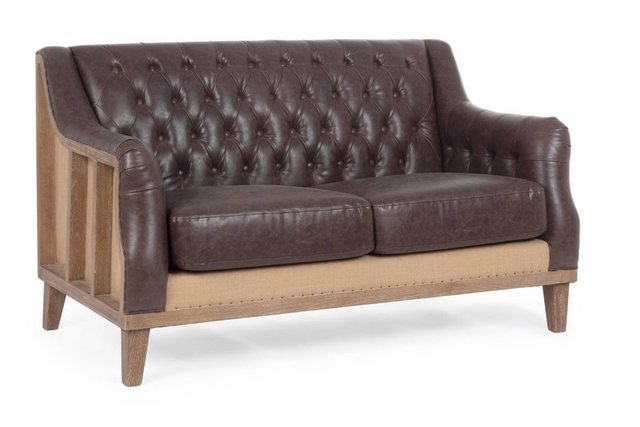 Bizzotto Sofa Sofa Raymond aus Kunstleder, 2-Sitzer günstig online kaufen