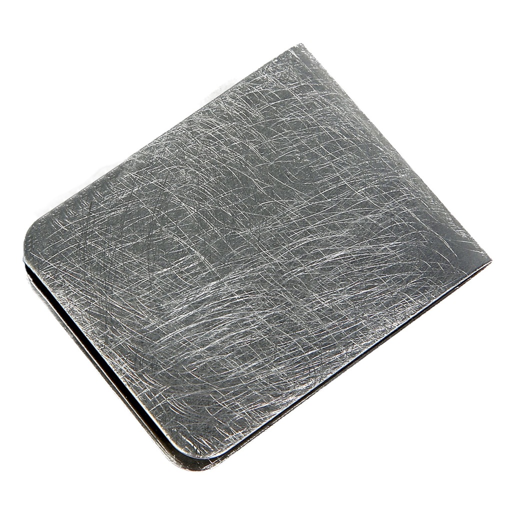 DeMarie Brosche "Aluminium gebürstet + gewolkt" günstig online kaufen