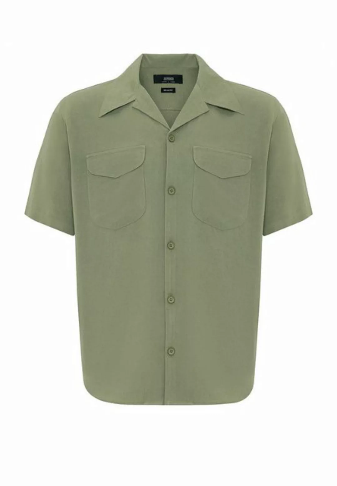 Antioch Blusenshirt Lapel Collar Short Sleeve Shirt günstig online kaufen