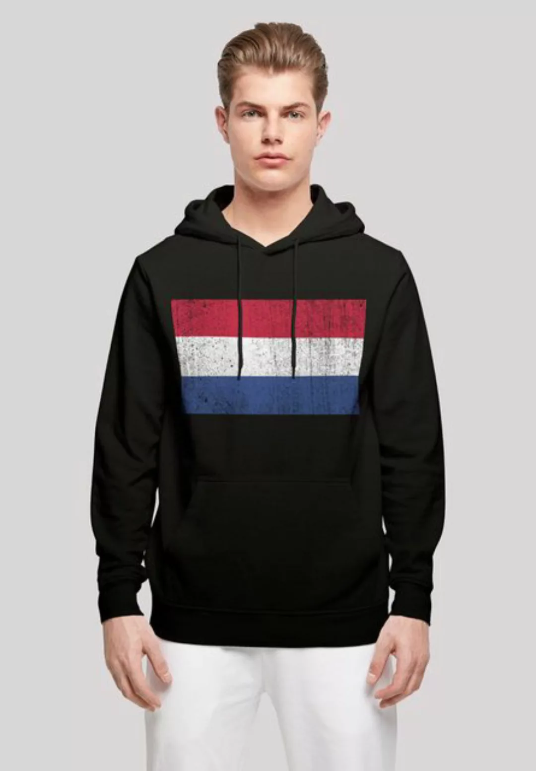 F4NT4STIC Kapuzenpullover Netherlands NIederlande Holland Flagge distressed günstig online kaufen