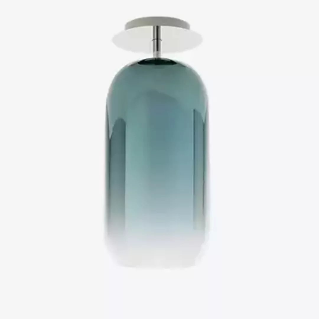 Artemide Gople Deckenleuchte blau/silber günstig online kaufen