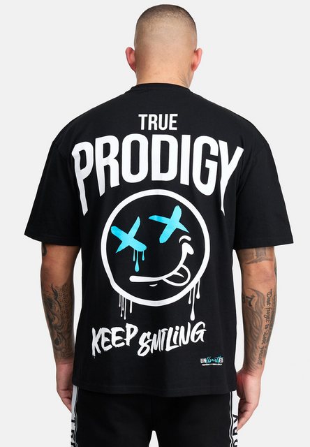 trueprodigy Oversize-Shirt Kenji Logoprint Rundhals dicker Stoff günstig online kaufen