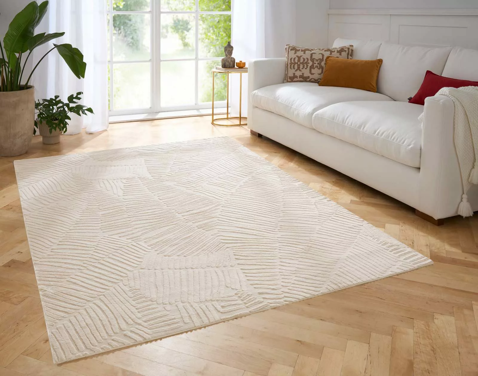 TaraCarpet Teppich Taipe-Pianta Hasenfell extra weich günstig online kaufen