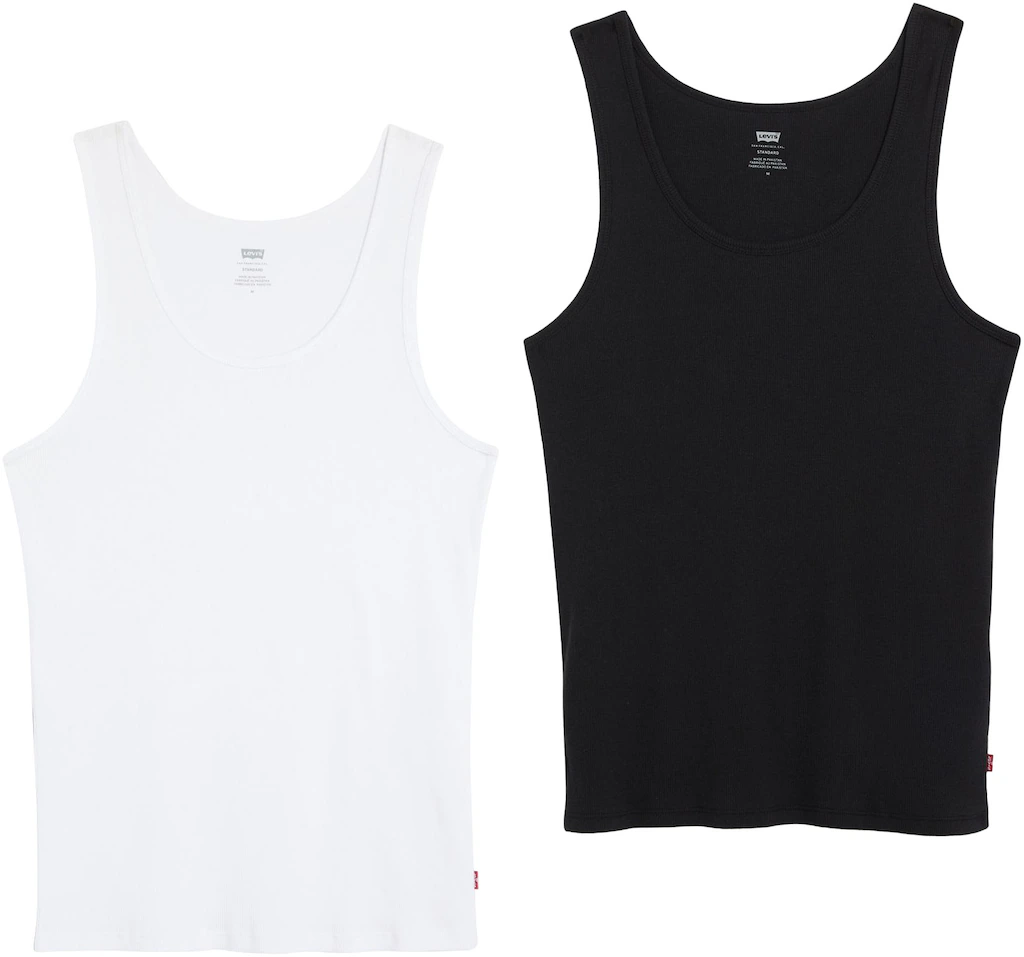 Levis Ripptanktop "Pride Rib Tank - 2 Pack", (Packung, 2 tlg., 2er), in Sch günstig online kaufen