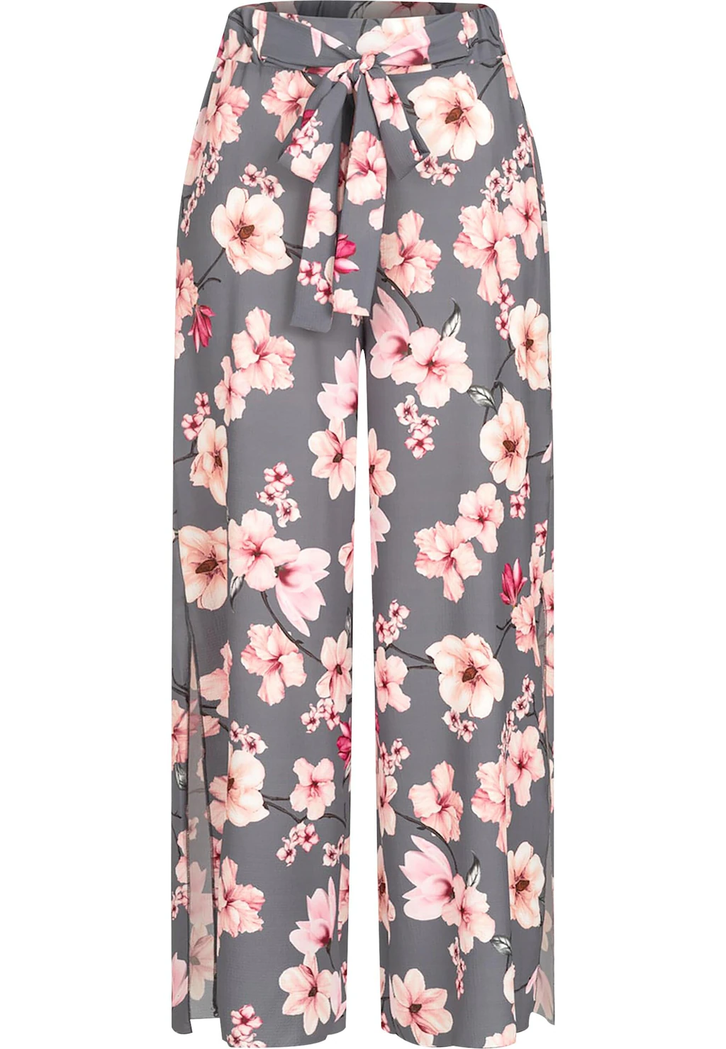 CLOUD 5IVE Stoffhose "CLOUD 5IVE High-Waist Sommerhose mit Blumen Print", ( günstig online kaufen