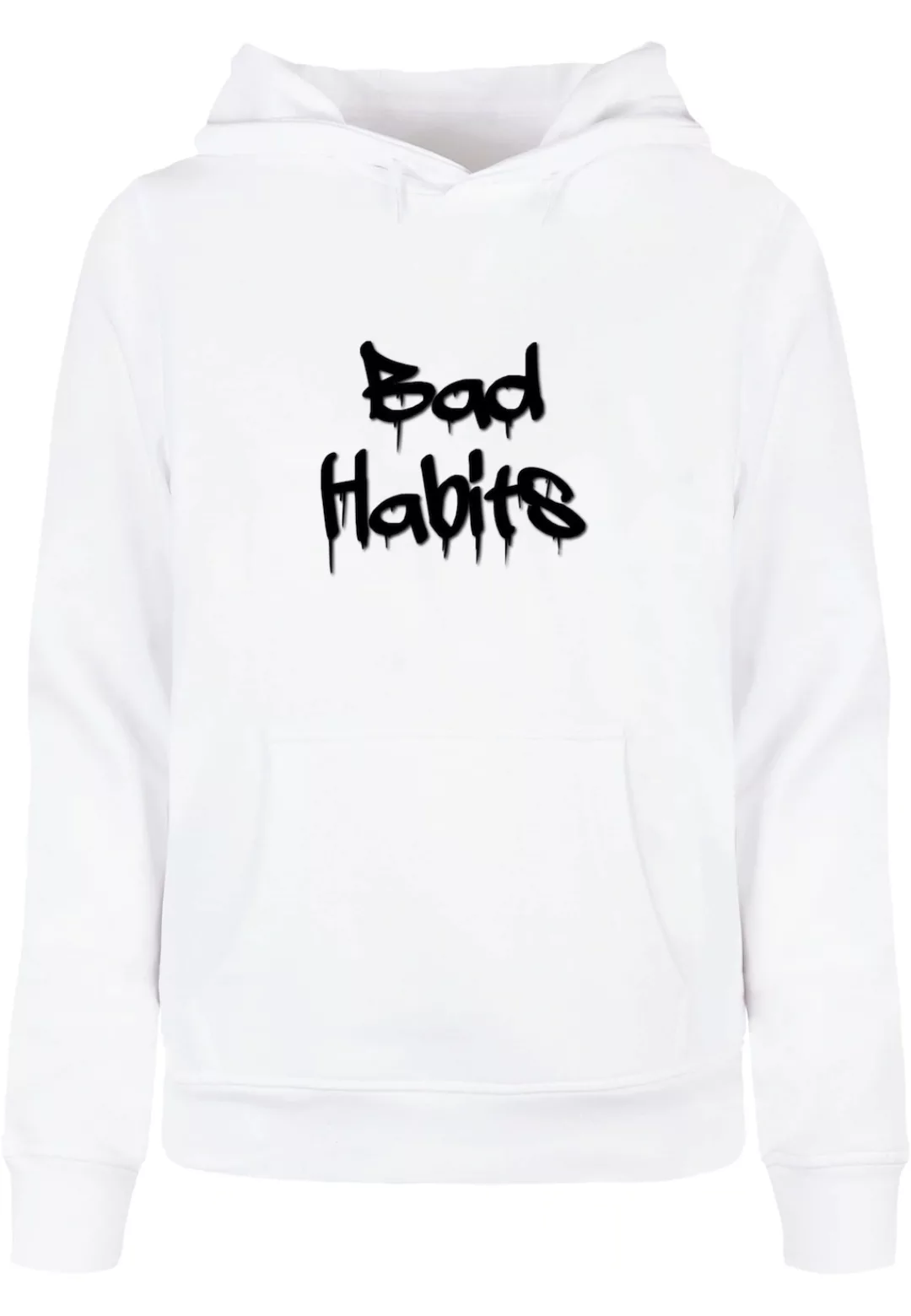 Merchcode Kapuzenpullover "Merchcode Damen Ladies Bad Habits Basic Hoody" günstig online kaufen