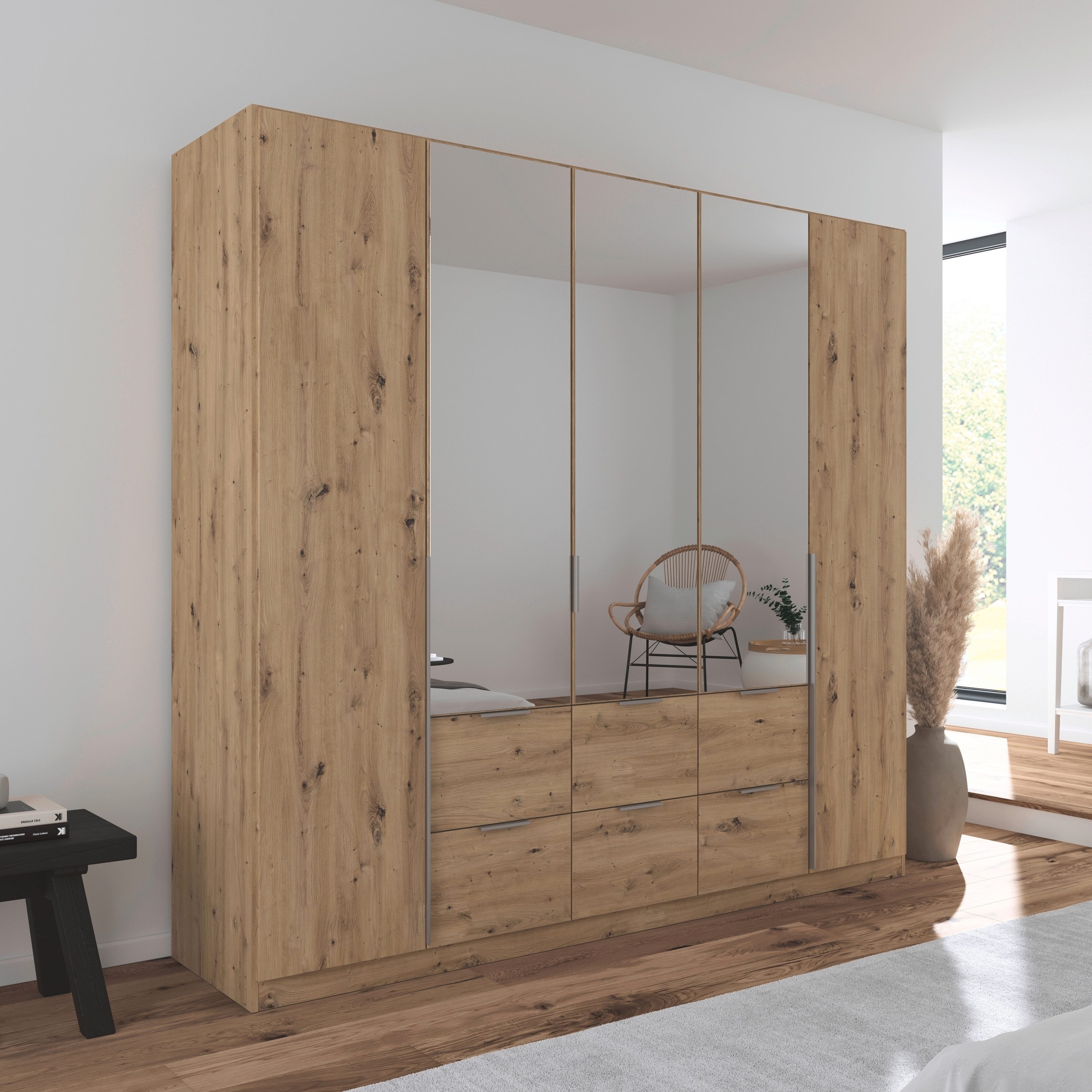 rauch Drehtürenschrank "Kleiderschrank Schrank Garderobe AGORDO mit Dekor- günstig online kaufen
