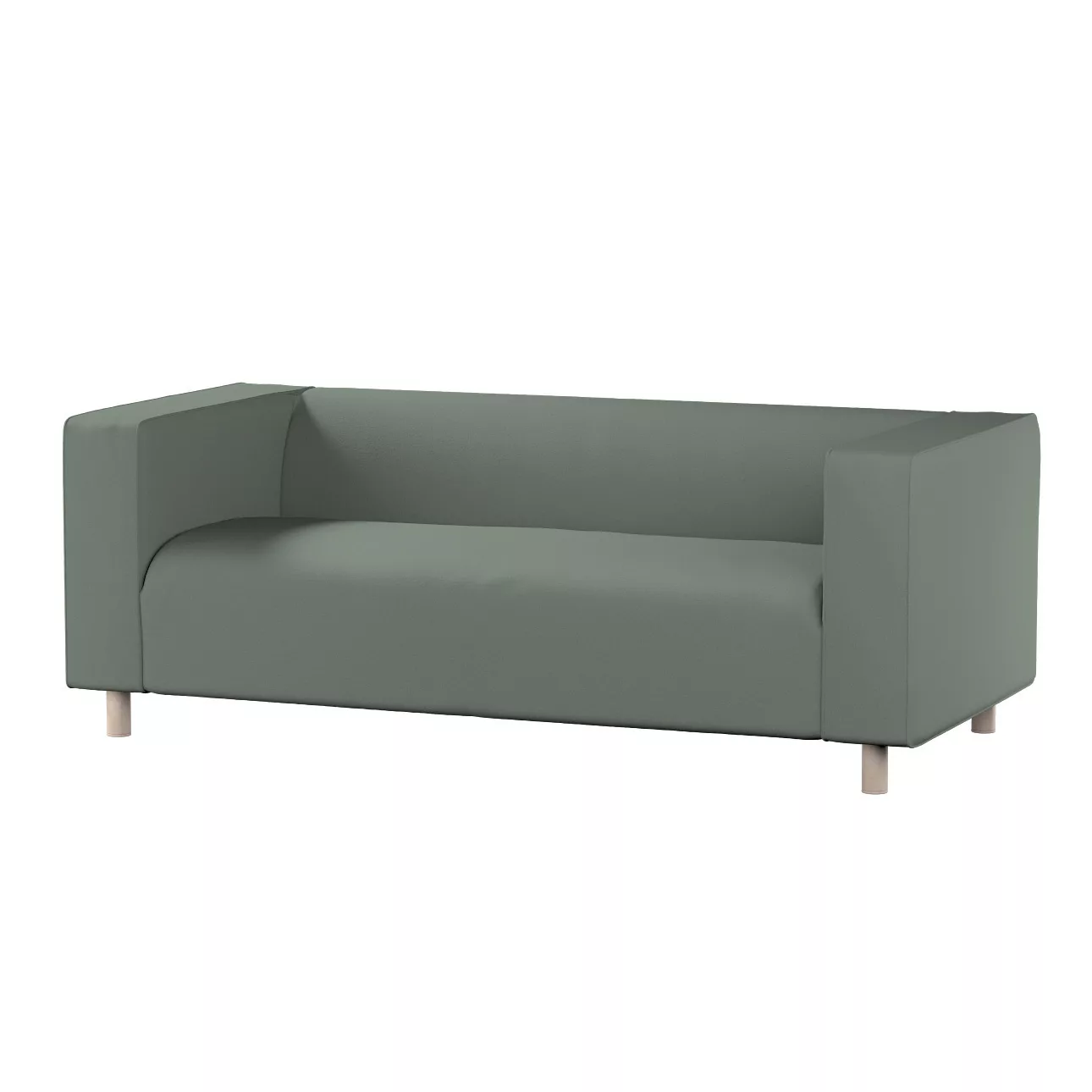 Bezug für Klippan 2-Sitzer Sofa, grün, Sofahusse, Klippan 2-Sitzer, Bouclé günstig online kaufen