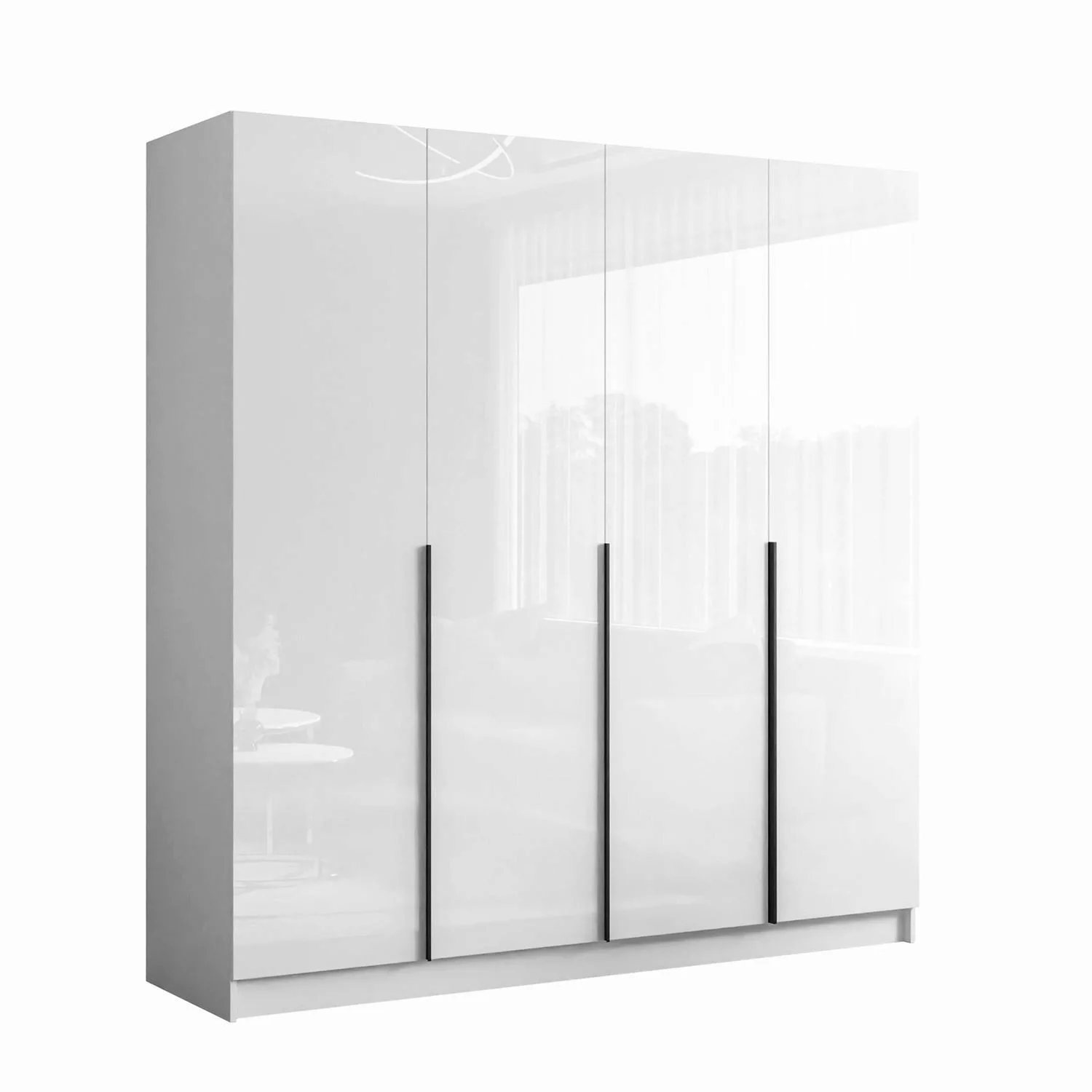 Lookway Kleiderschrank AUREL 4D mit Hochglanz günstig online kaufen