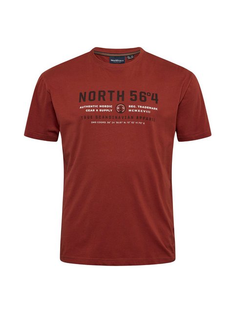 north 56 4 Print-Shirt Printed T-Shirt in XXL Größen bis 10XL von North 56° günstig online kaufen