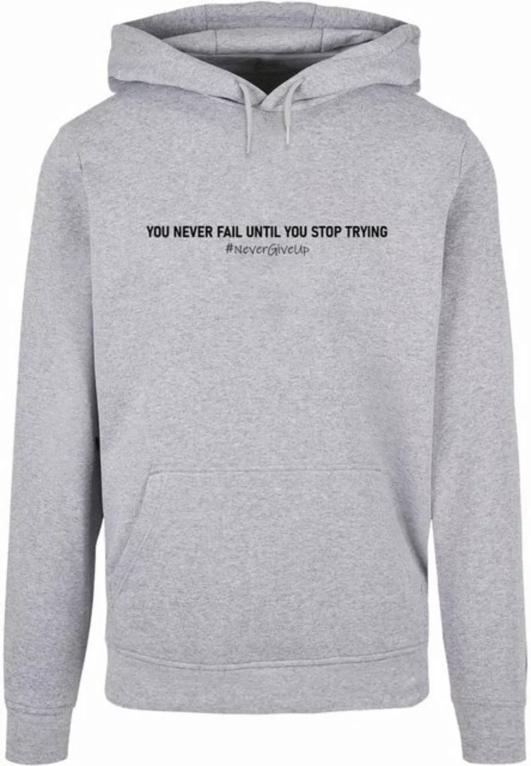 Merchcode Kapuzensweatshirt Merchcode Herren Never Give Up Basic Hoody (1-t günstig online kaufen