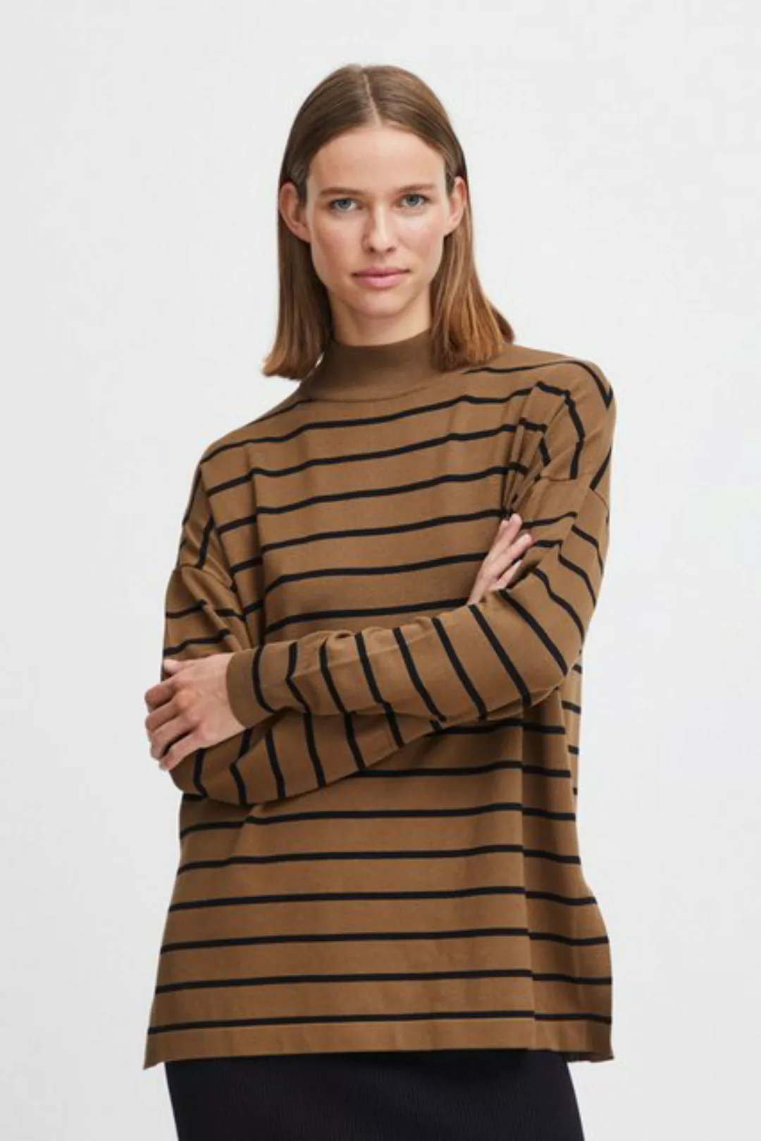 b.young Strickpullover BYMMMORLA LOOSE TURTLENECK - modischer Langarmpullov günstig online kaufen