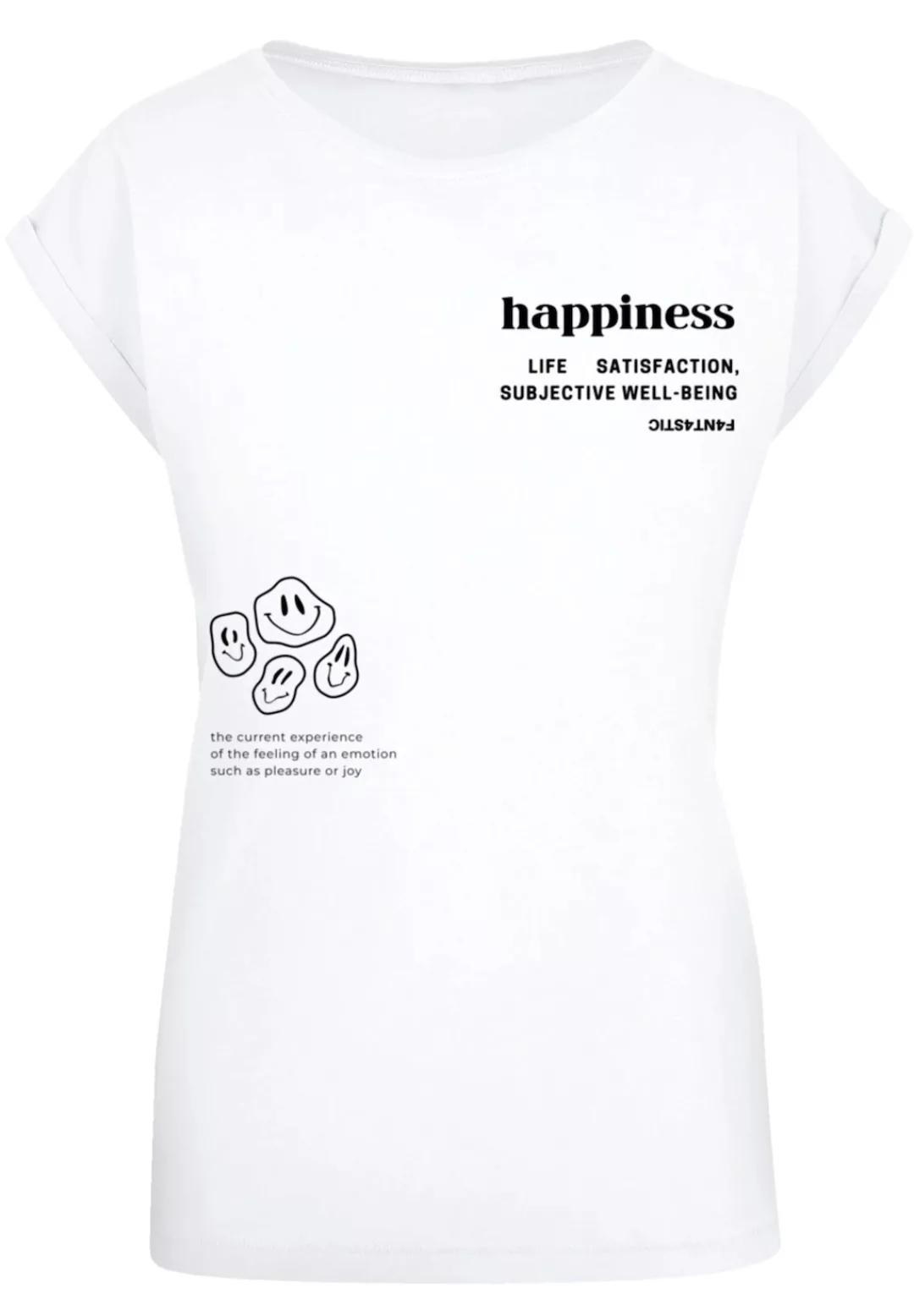 F4NT4STIC T-Shirt "PLUS SIZE happiness" günstig online kaufen