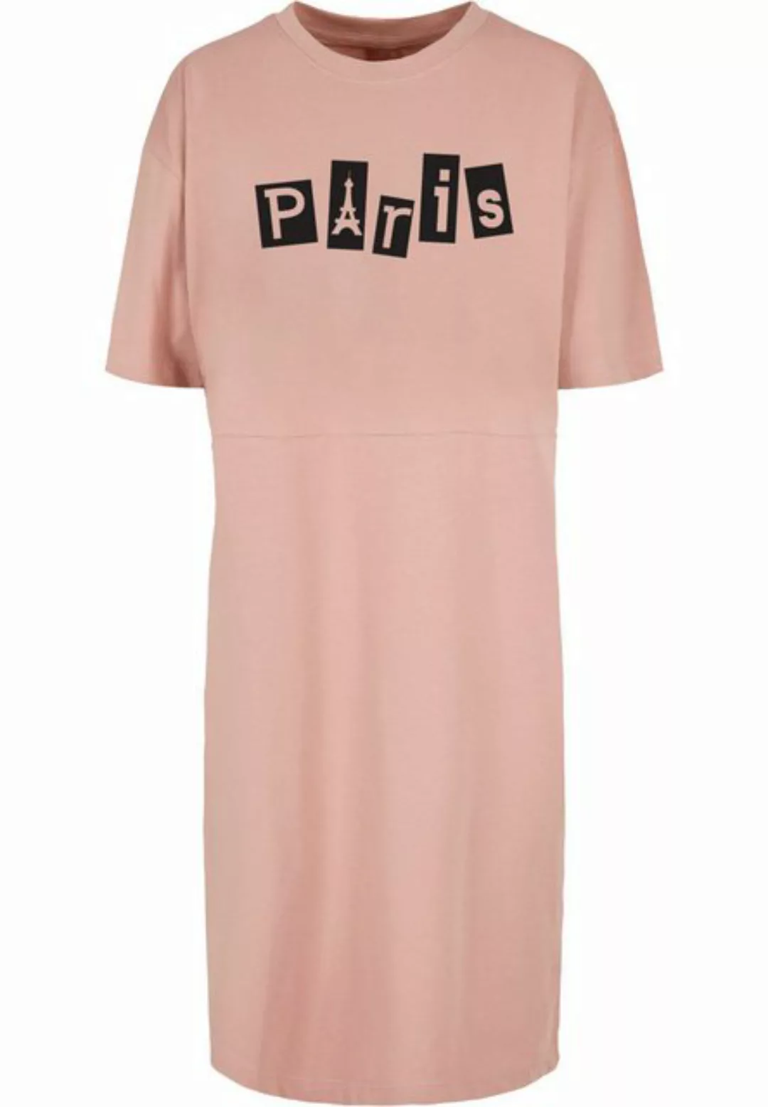 Merchcode Shirtkleid Merchcode Damen Ladies Paris Organic Oversized Slit Te günstig online kaufen