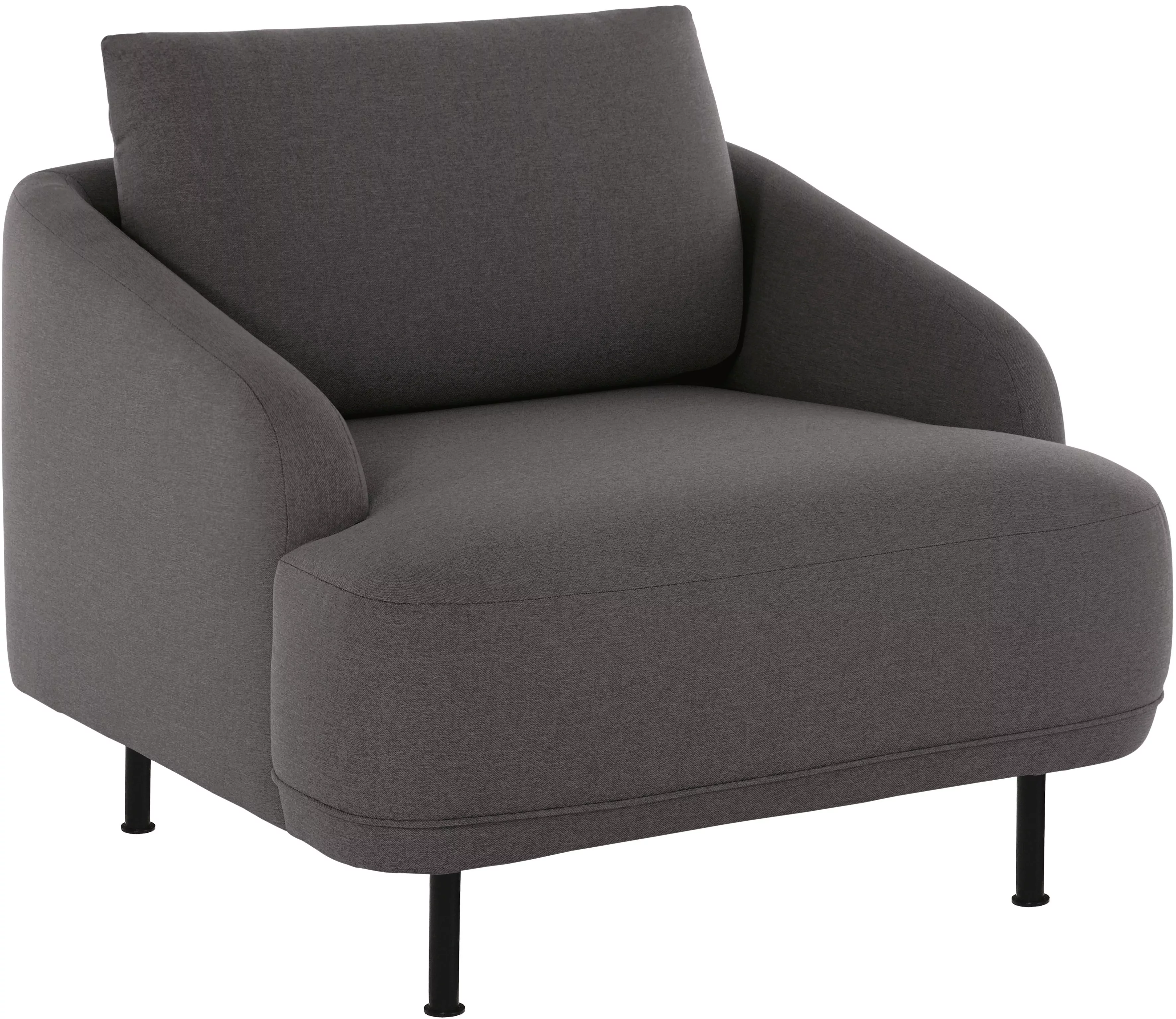 andas Sessel "Bendik", Füße aus schwarzem Metall, Design by Morten Georgsen günstig online kaufen
