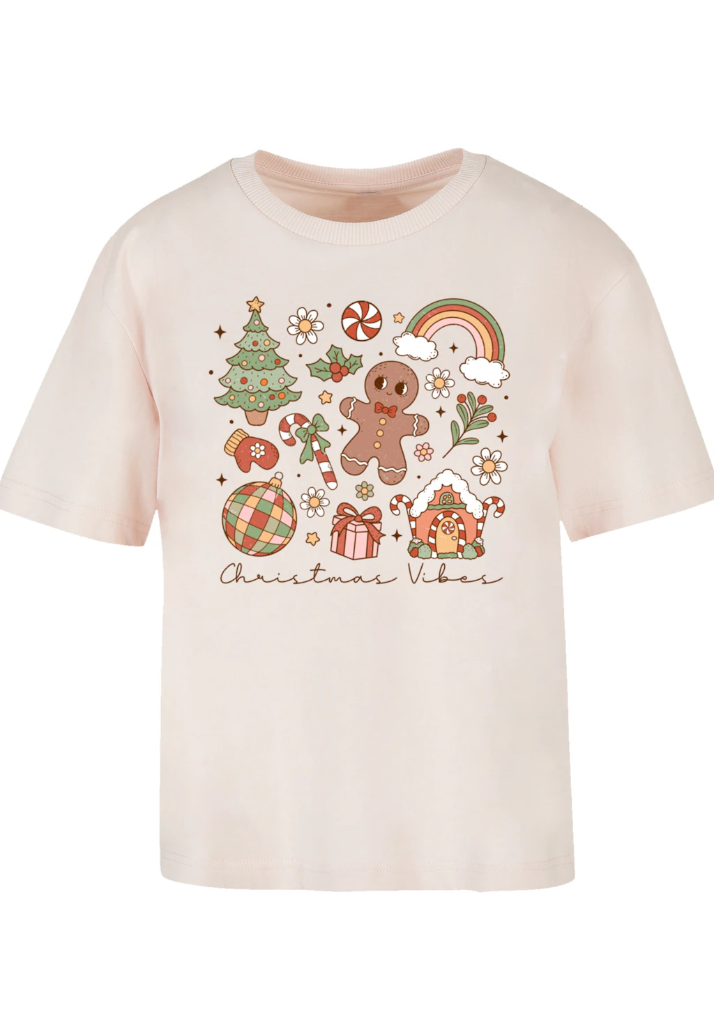 F4NT4STIC T-Shirt Weihnachten Vibes Cozy Cute Winter Premium Qualität, Weih günstig online kaufen