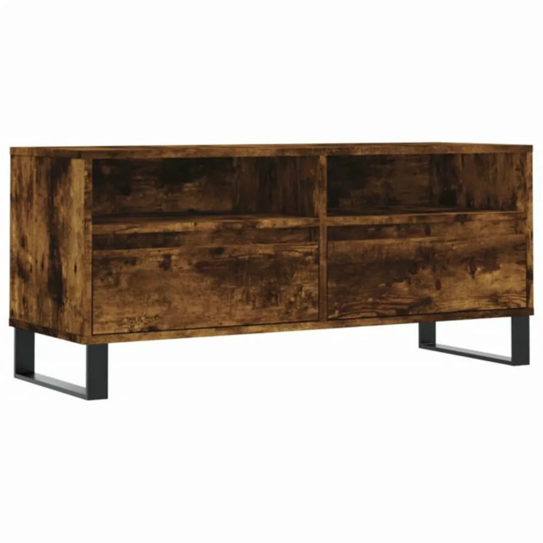 vidaXL TV-Schrank TV-Board Räuchereiche 100x34,5x44,5 cm Holzwerkstoff günstig online kaufen