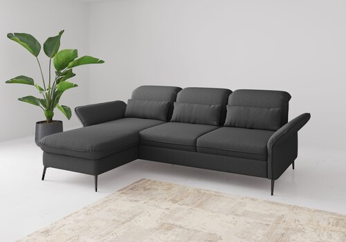 sit&more Ecksofa "Emely, inkl. Sitztiefenverstellung", wahlweise mit Bettfu günstig online kaufen
