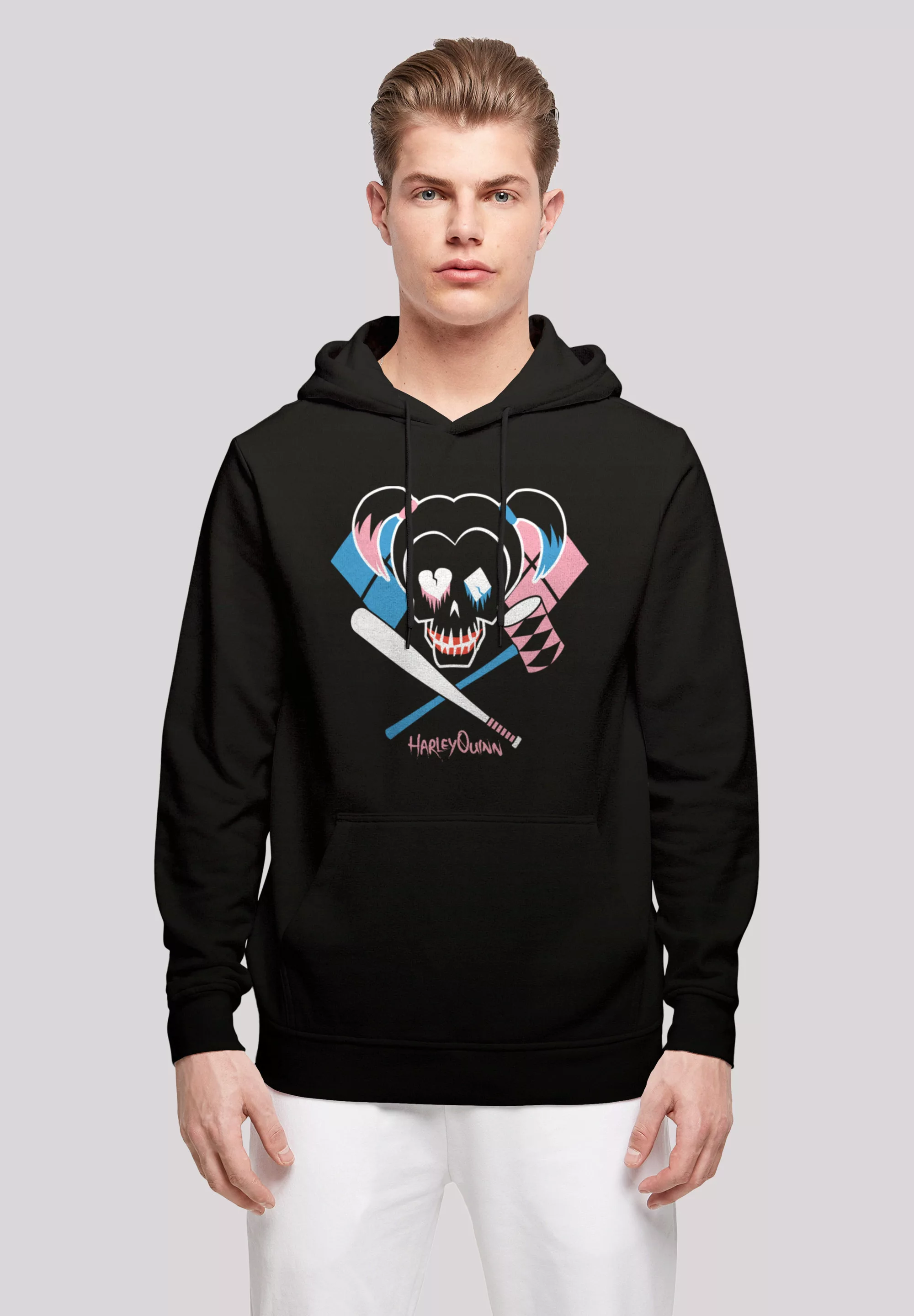 F4NT4STIC Kapuzenpullover "Suicide Squad Harley Quinn Skull Emblem", Print günstig online kaufen