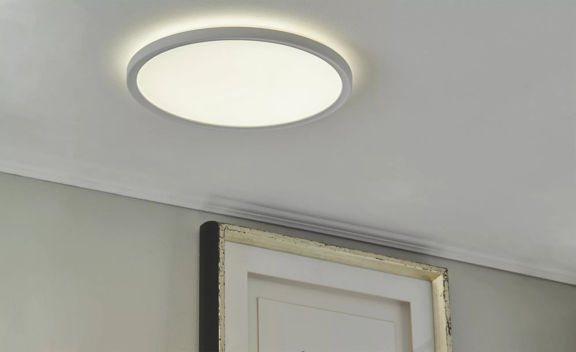 LED-Deckenlampe Slim, rund, 29,3cm günstig online kaufen