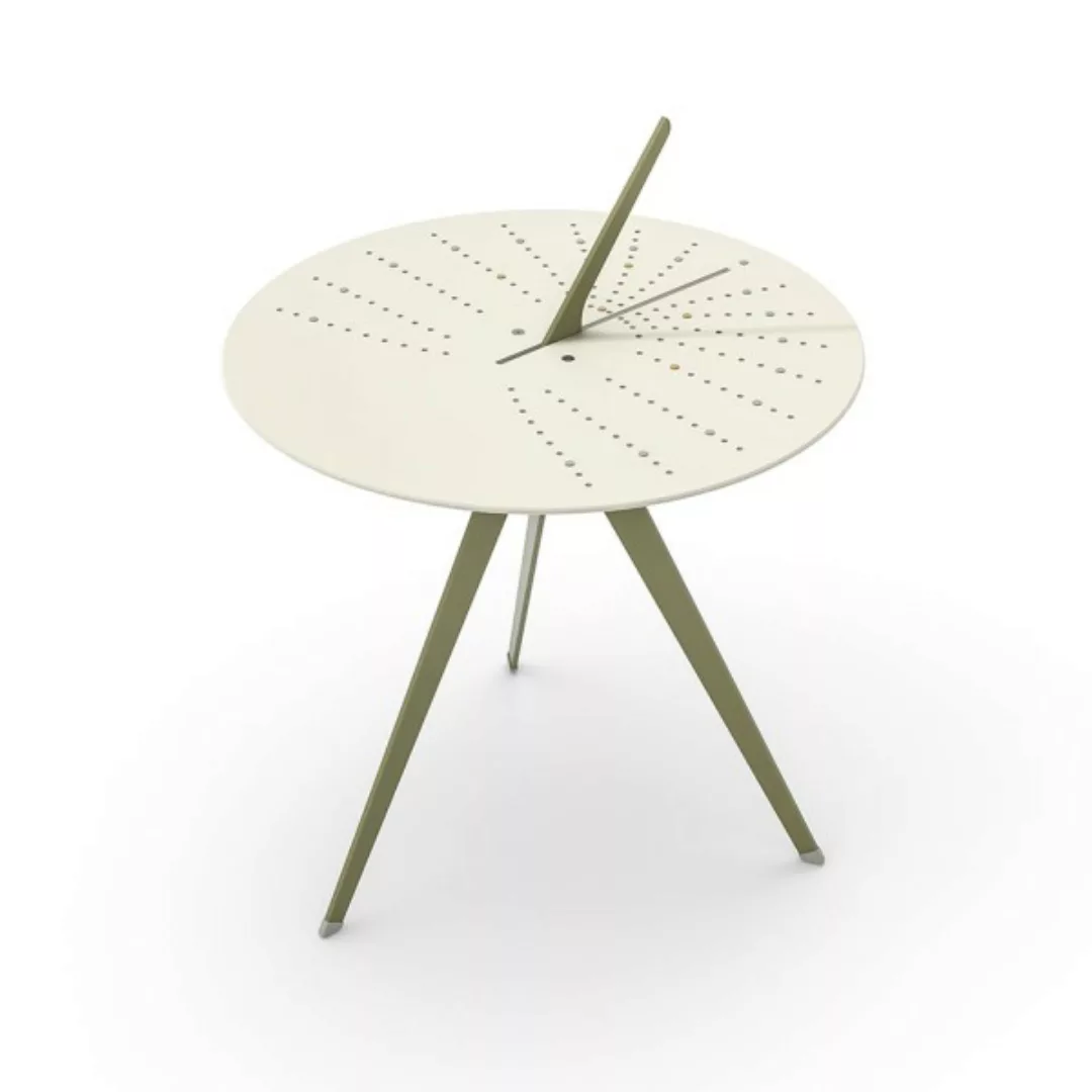 Sundial Table - Sonnenuhr und Tisch Schilfgrün RAL 7032 günstig online kaufen