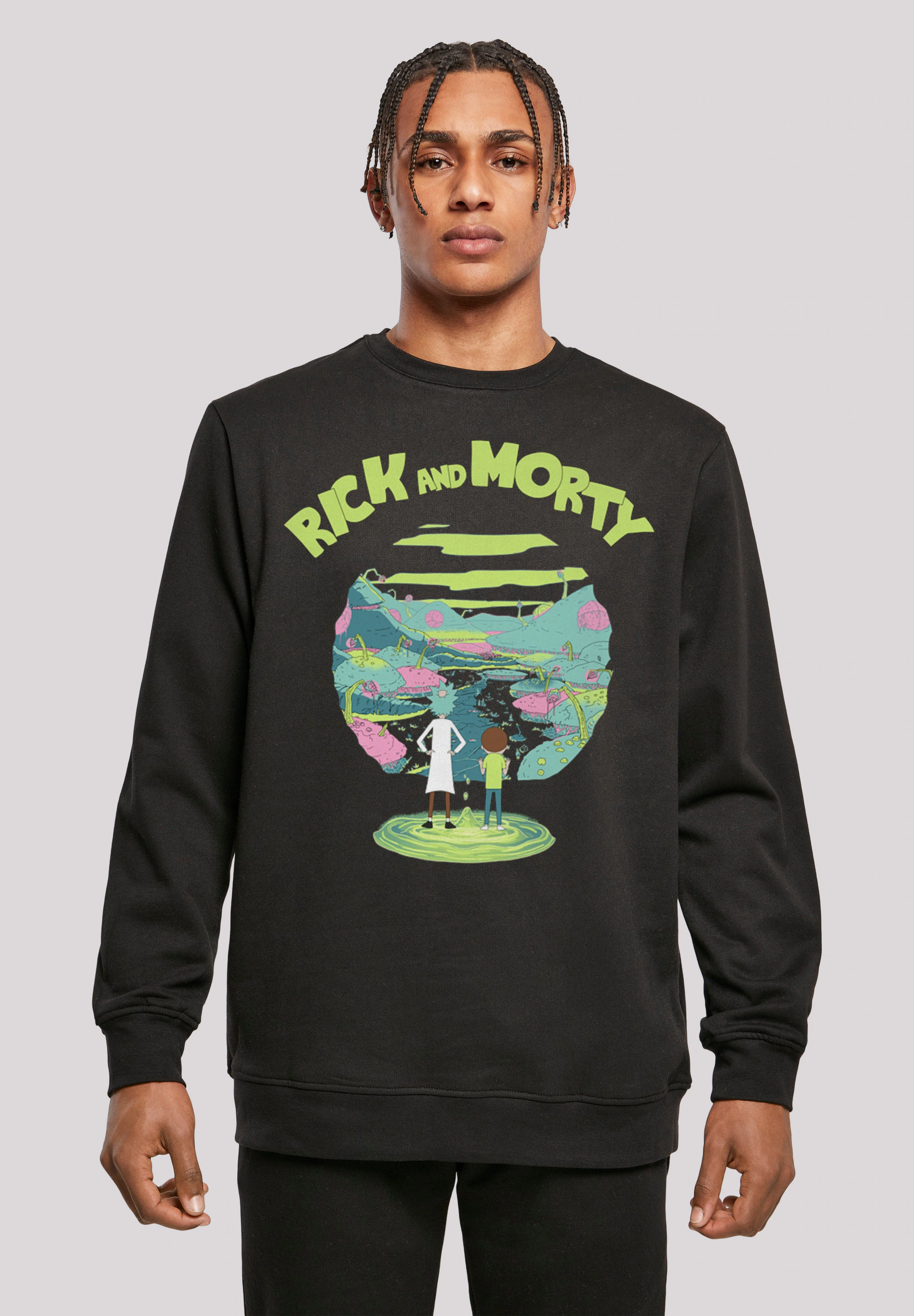 F4NT4STIC Sweatshirt "Rick und Morty", Print günstig online kaufen