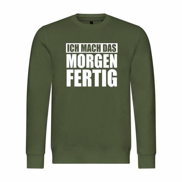 deinshirt Kapuzenpullover Herren Pullover Ich mach das Morgen fertig Mit Pr günstig online kaufen