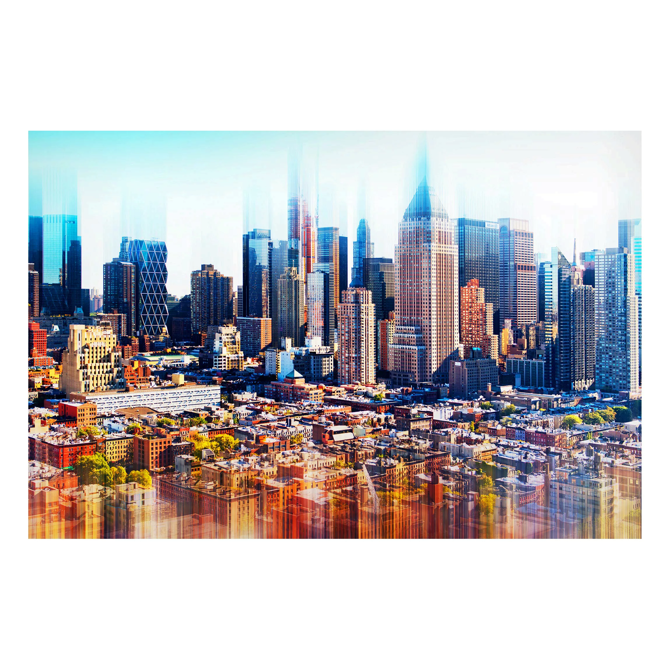 Magnettafel Architektur & Skyline - Querformat 2:1 Manhattan Skyline Urban günstig online kaufen