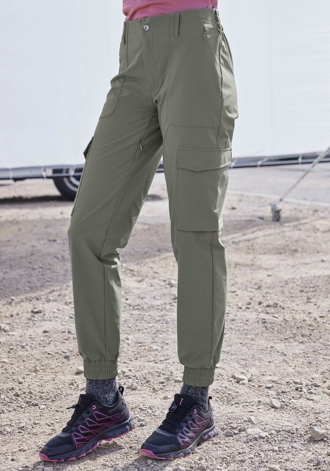 vivance active Trekkinghose sportlicher Cargo Jogger mit praktischen Tasche günstig online kaufen