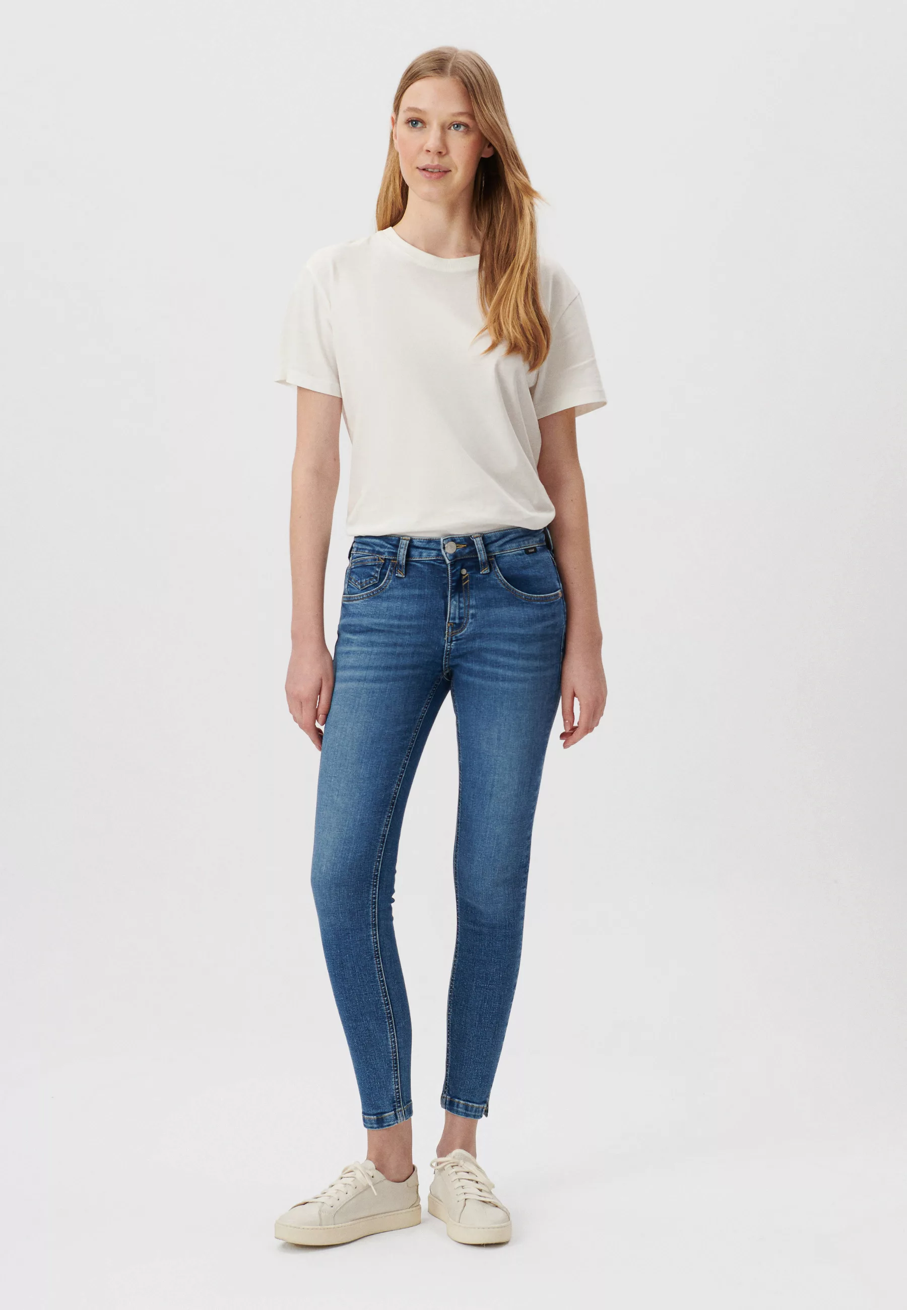 Mavi Skinny-fit-Jeans Adriana (1-tlg) Plain/ohne Details günstig online kaufen